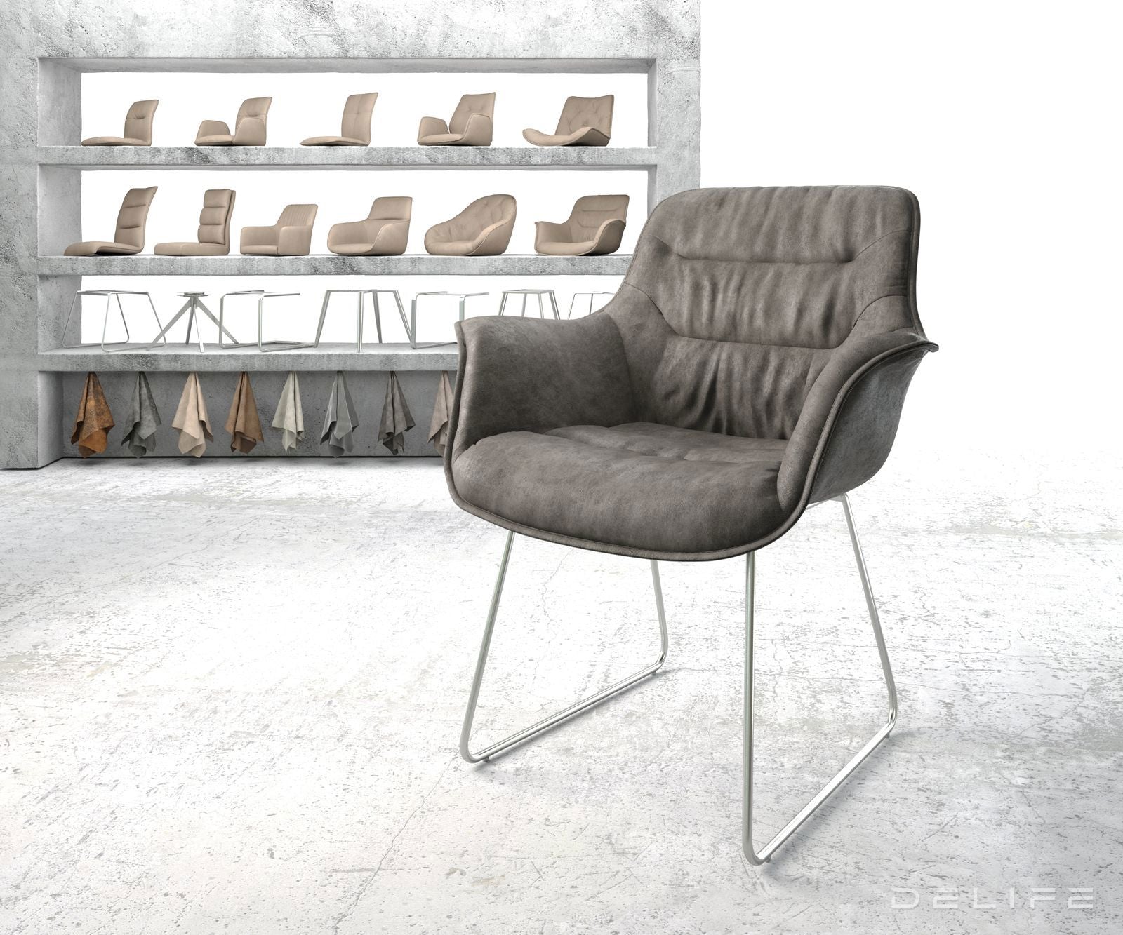 Blagovaonska stolica Kaira, Materijal: Mikrofibra