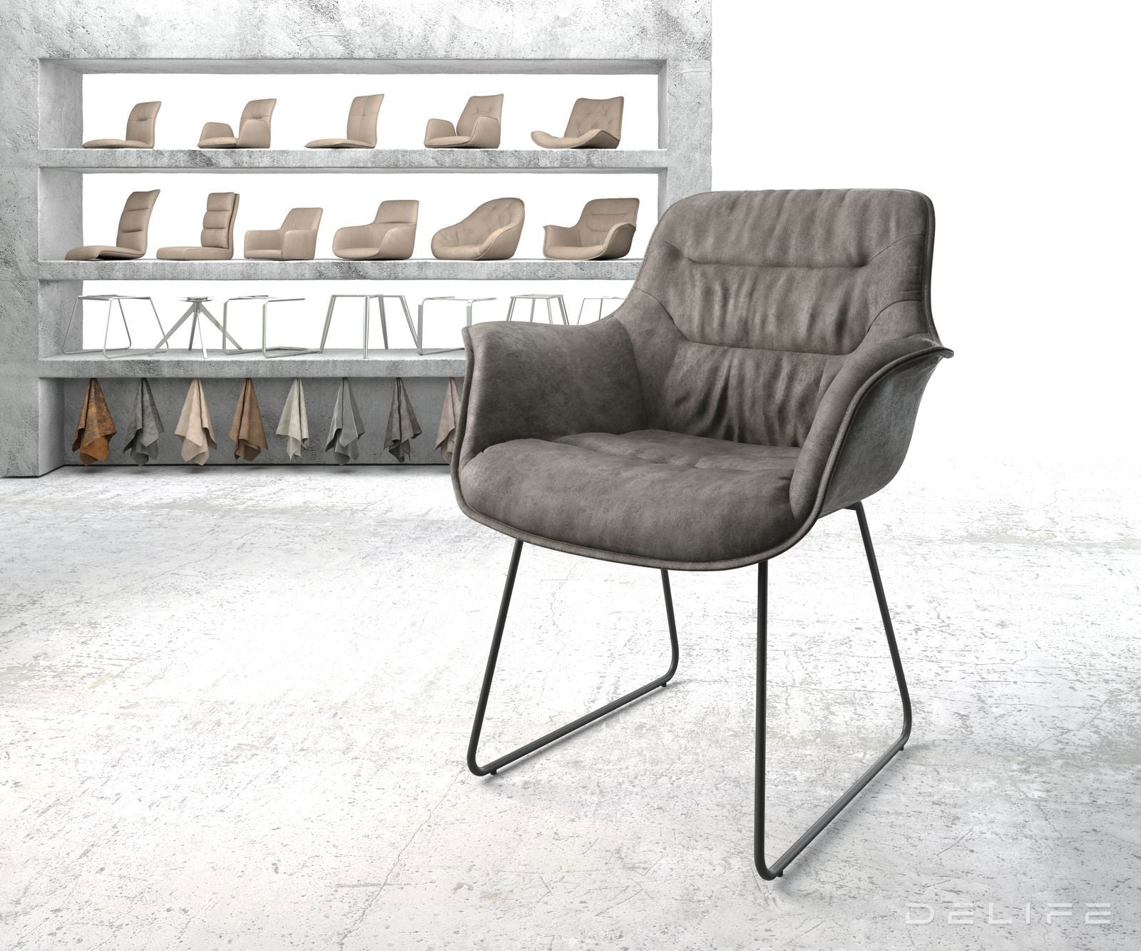 Blagovaonska stolica Kaira, Materijal: Mikrofibra