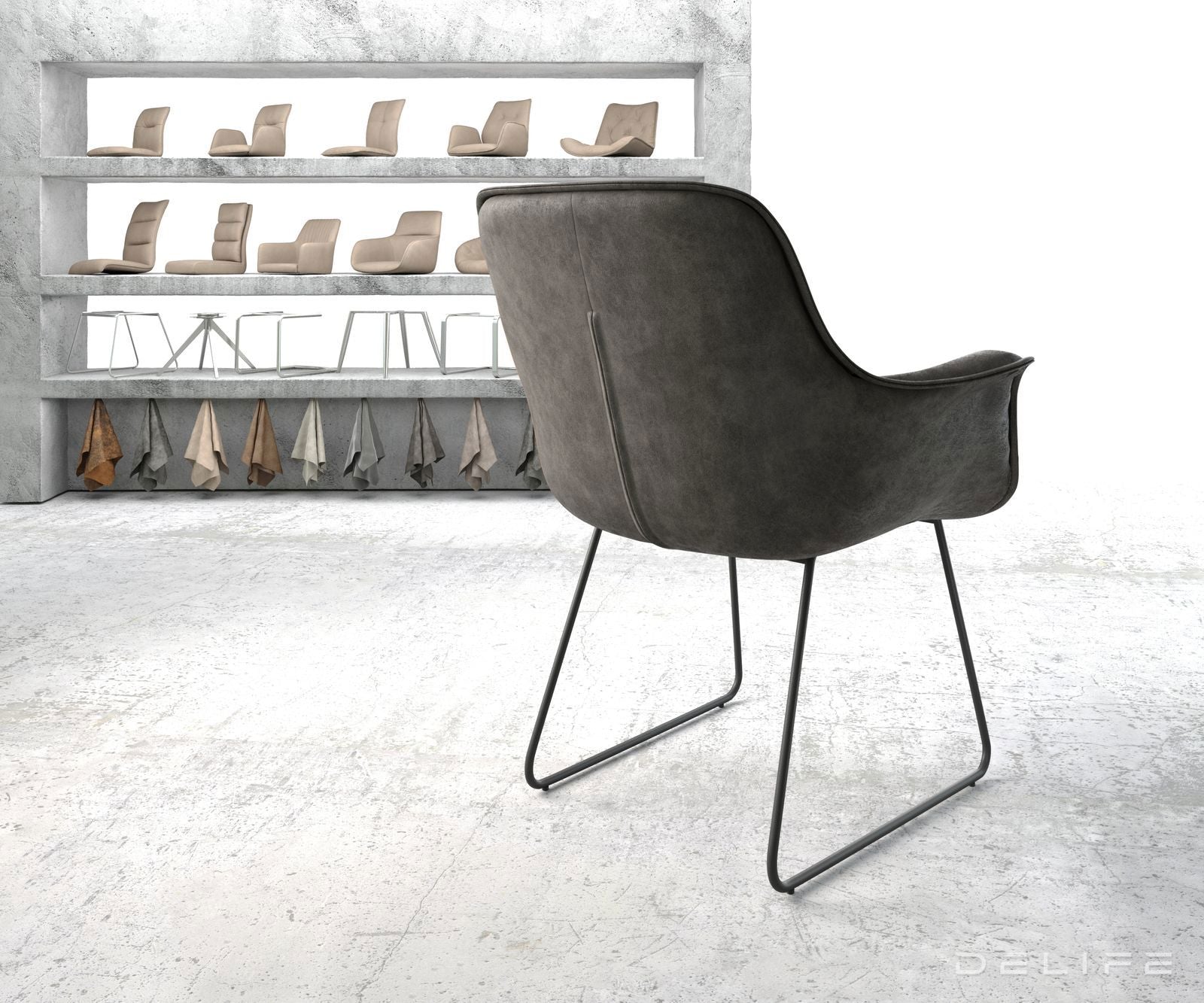 Blagovaonska stolica Kaira, Materijal: Mikrofibra