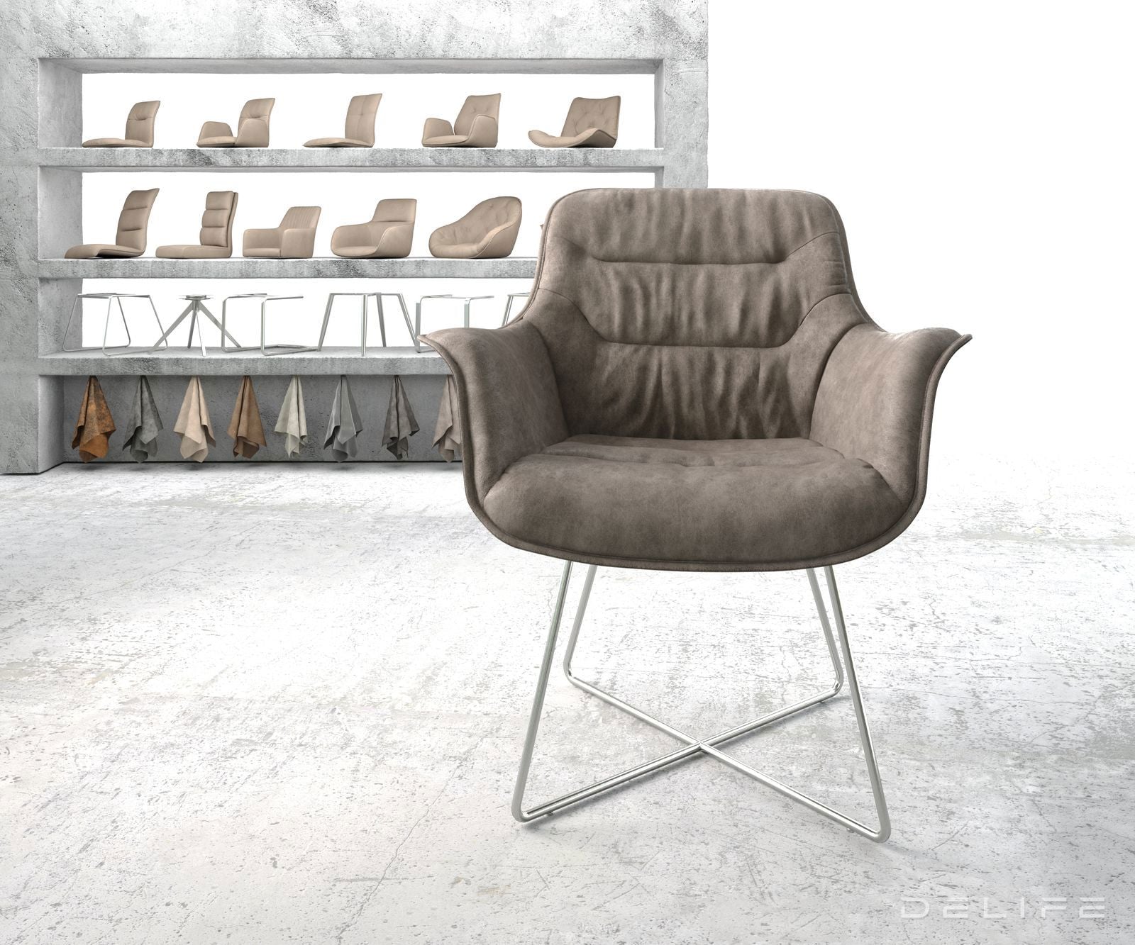 Blagovaonska stolica Kaira, Materijal: Mikrofibra