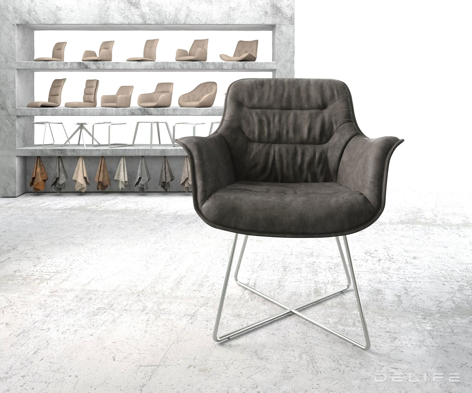 Blagovaonska stolica Kaira, Materijal: Mikrofibra