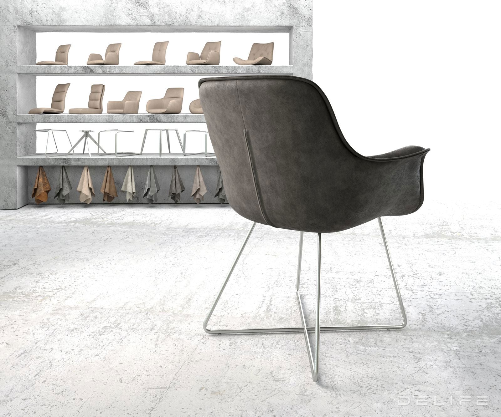 Blagovaonska stolica Kaira, Materijal: Mikrofibra