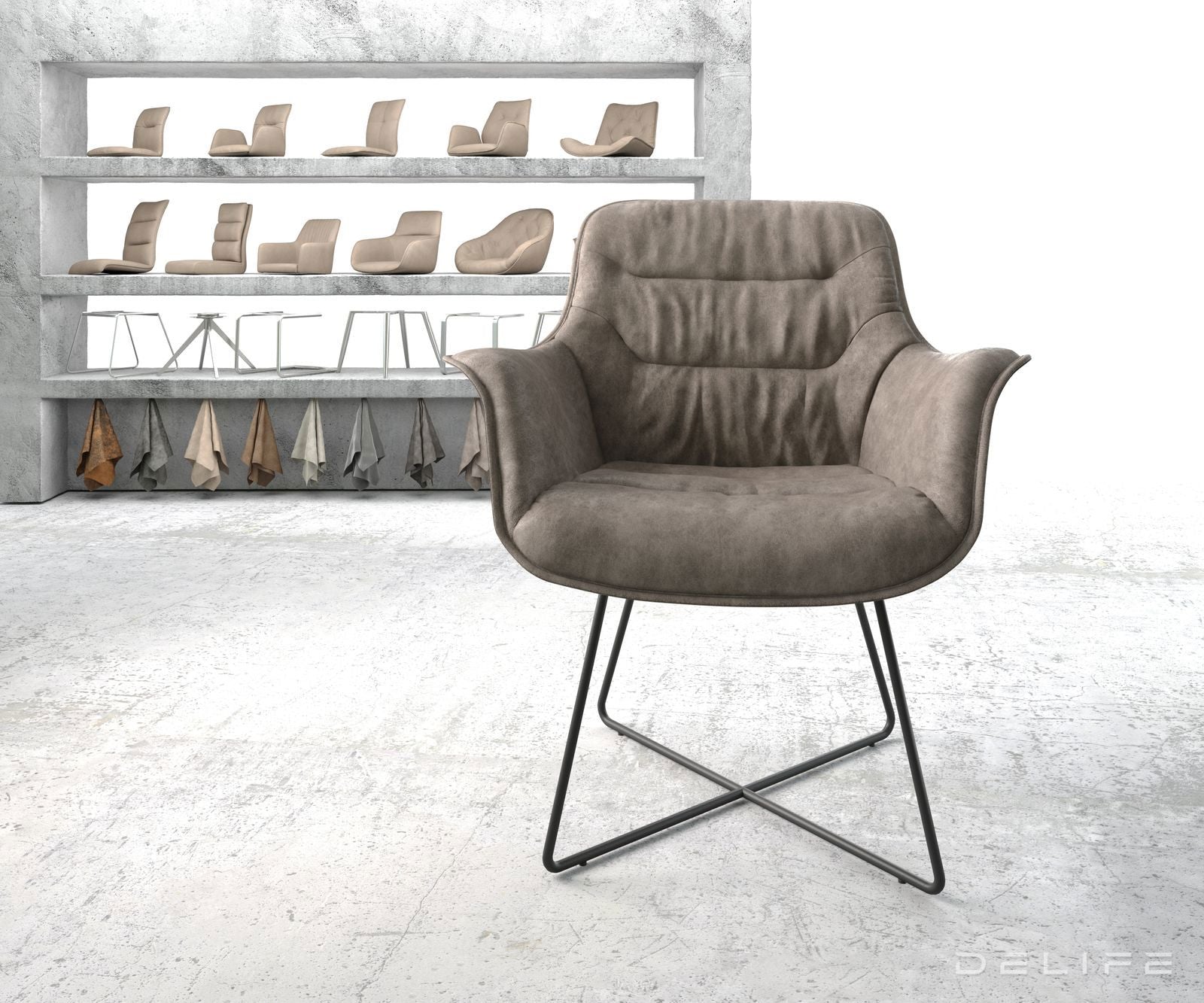 Blagovaonska stolica Kaira, Materijal: Mikrofibra