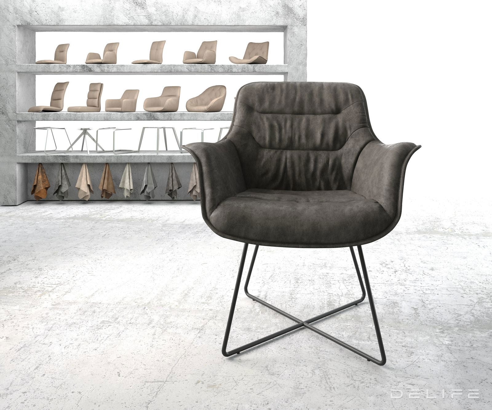 Blagovaonska stolica Kaira, Materijal: Mikrofibra