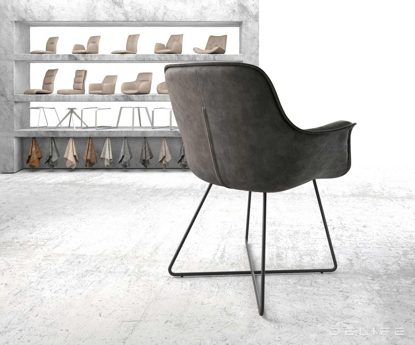 Blagovaonska stolica Kaira, Materijal: Mikrofibra