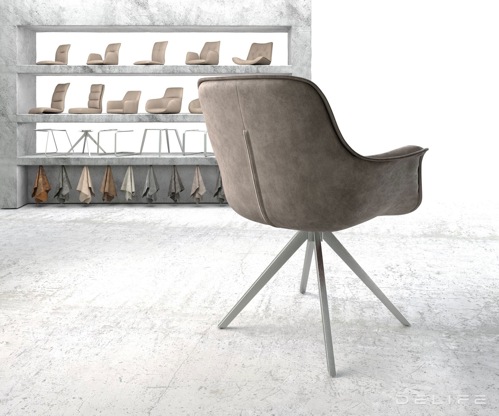 Blagovaonska stolica Kaira, Materijal: Mikrofibra