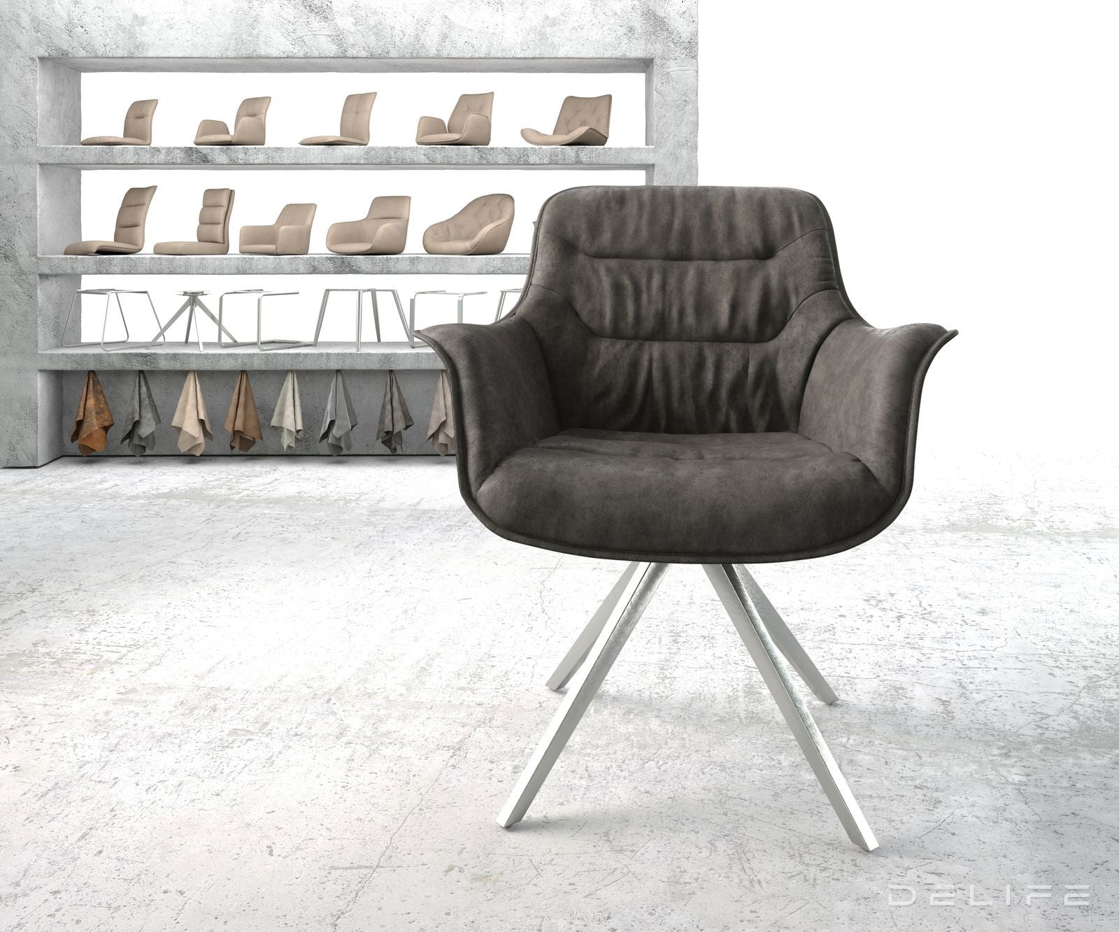 Blagovaonska stolica Kaira, Materijal: Mikrofibra