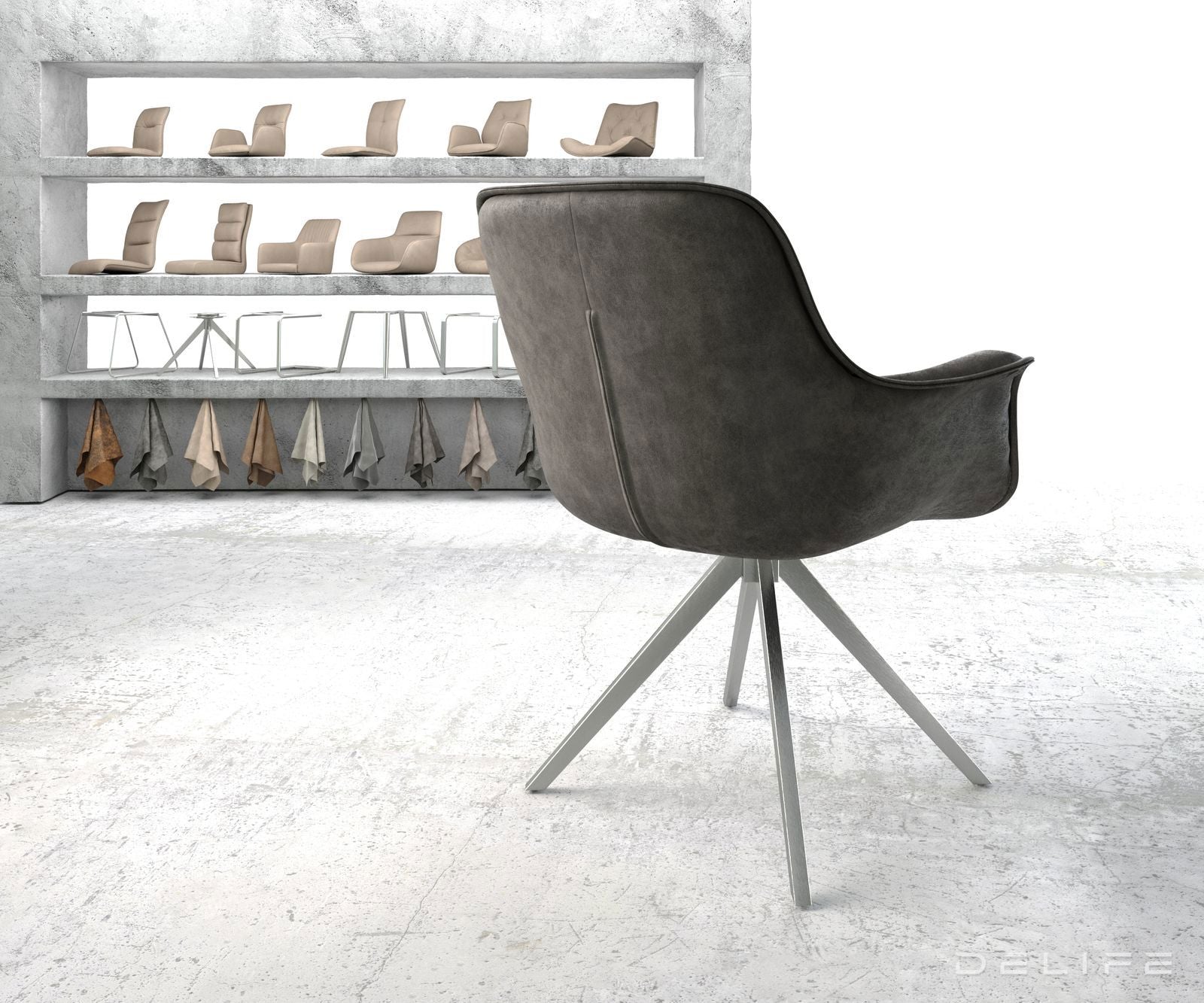 Blagovaonska stolica Kaira, Materijal: Mikrofibra