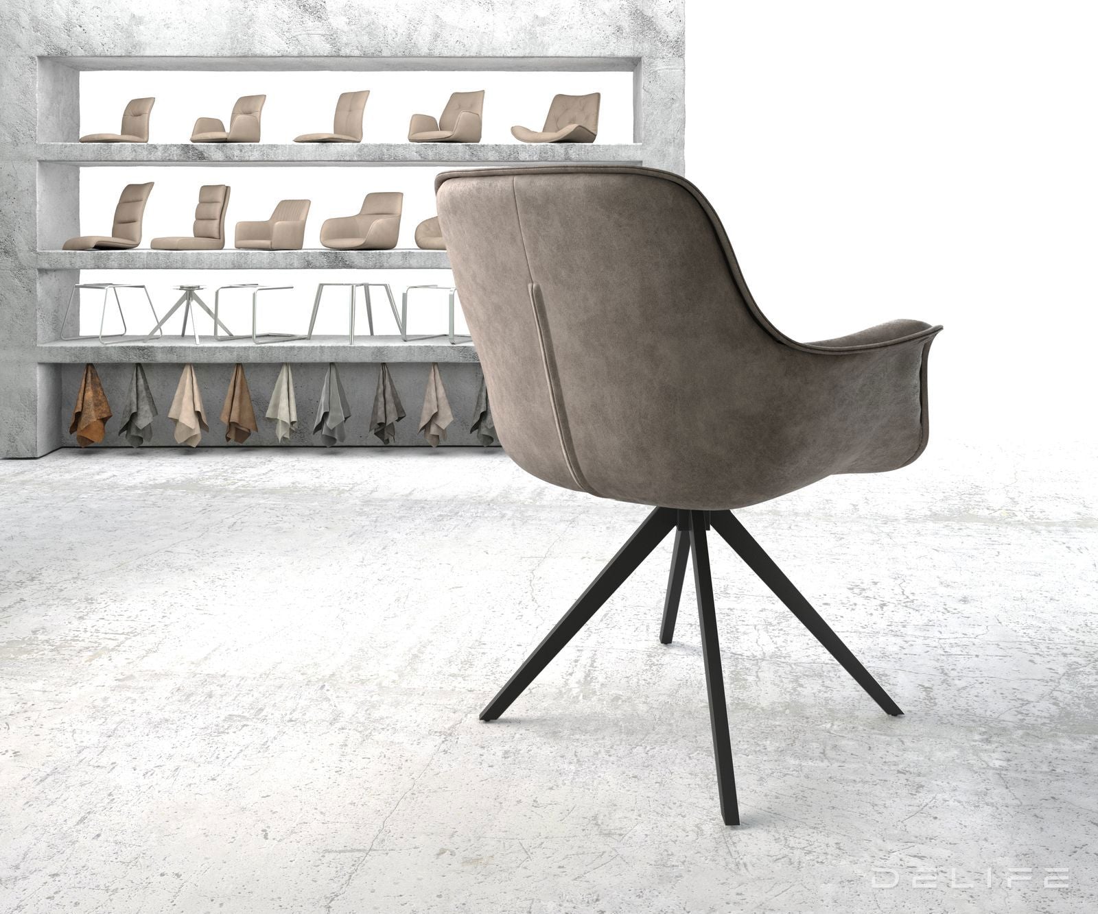 Blagovaonska stolica Kaira, Materijal: Mikrofibra