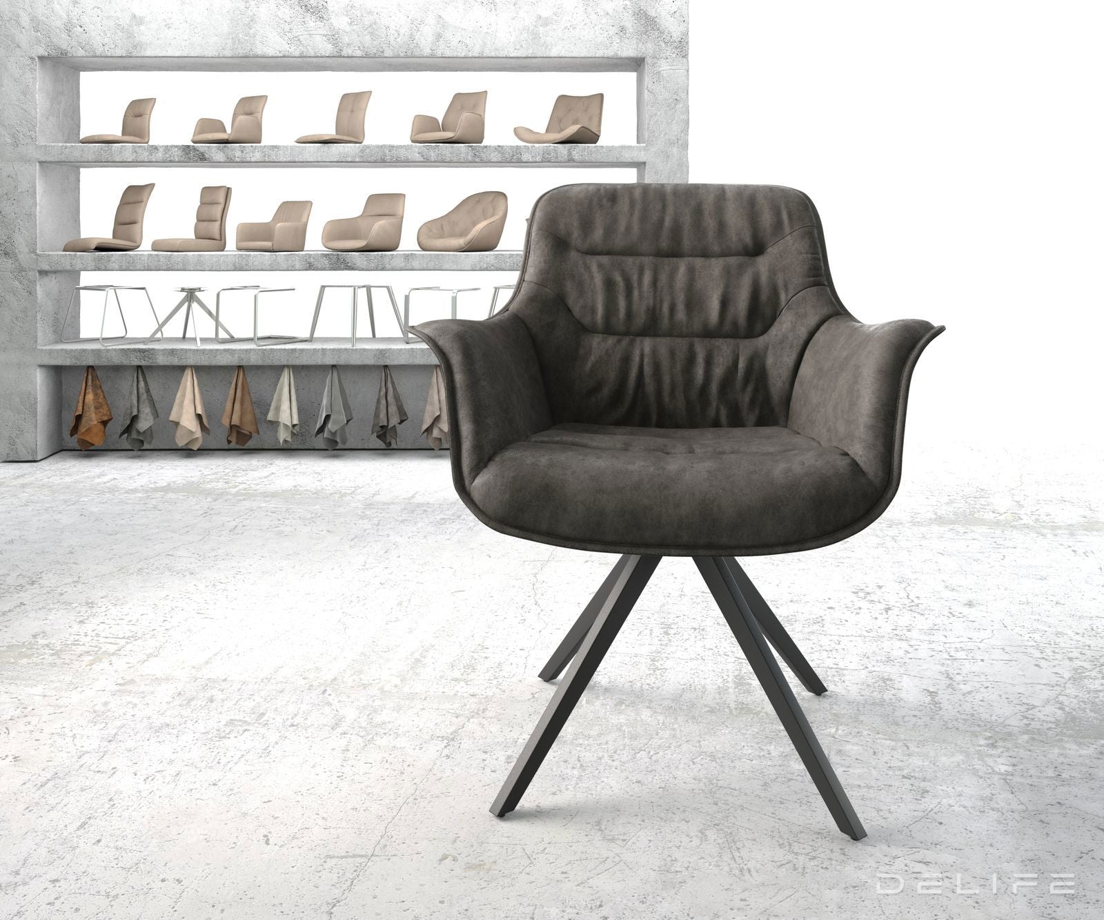 Blagovaonska stolica Kaira, Materijal: Mikrofibra