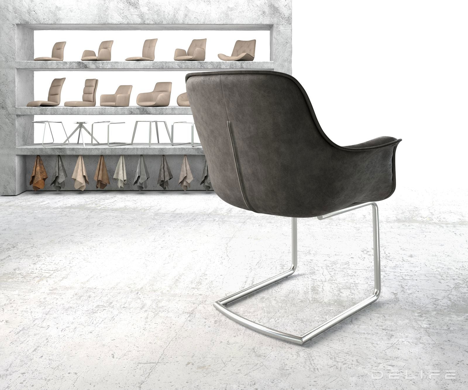 Blagovaonska stolica Kaira, Materijal: Mikrofibra