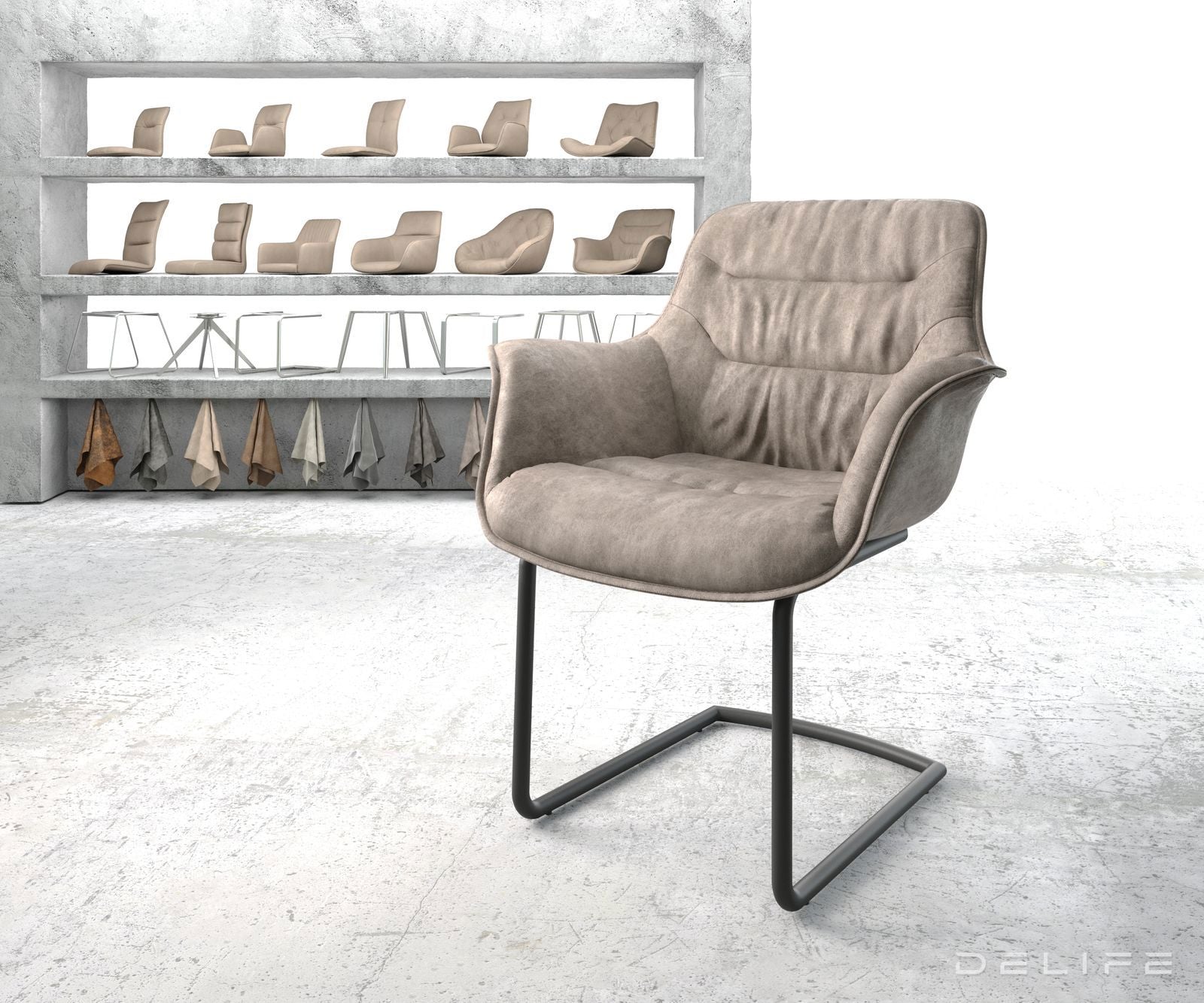 Blagovaonska stolica Kaira, Materijal: Mikrofibra