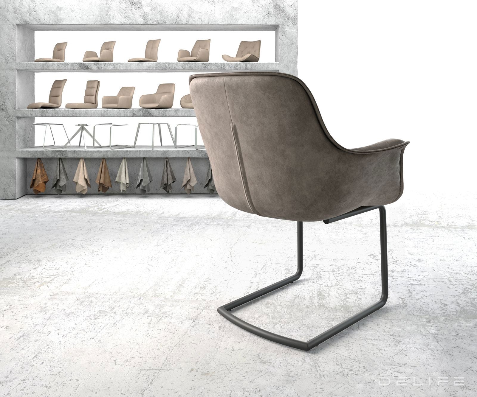 Blagovaonska stolica Kaira, Materijal: Mikrofibra