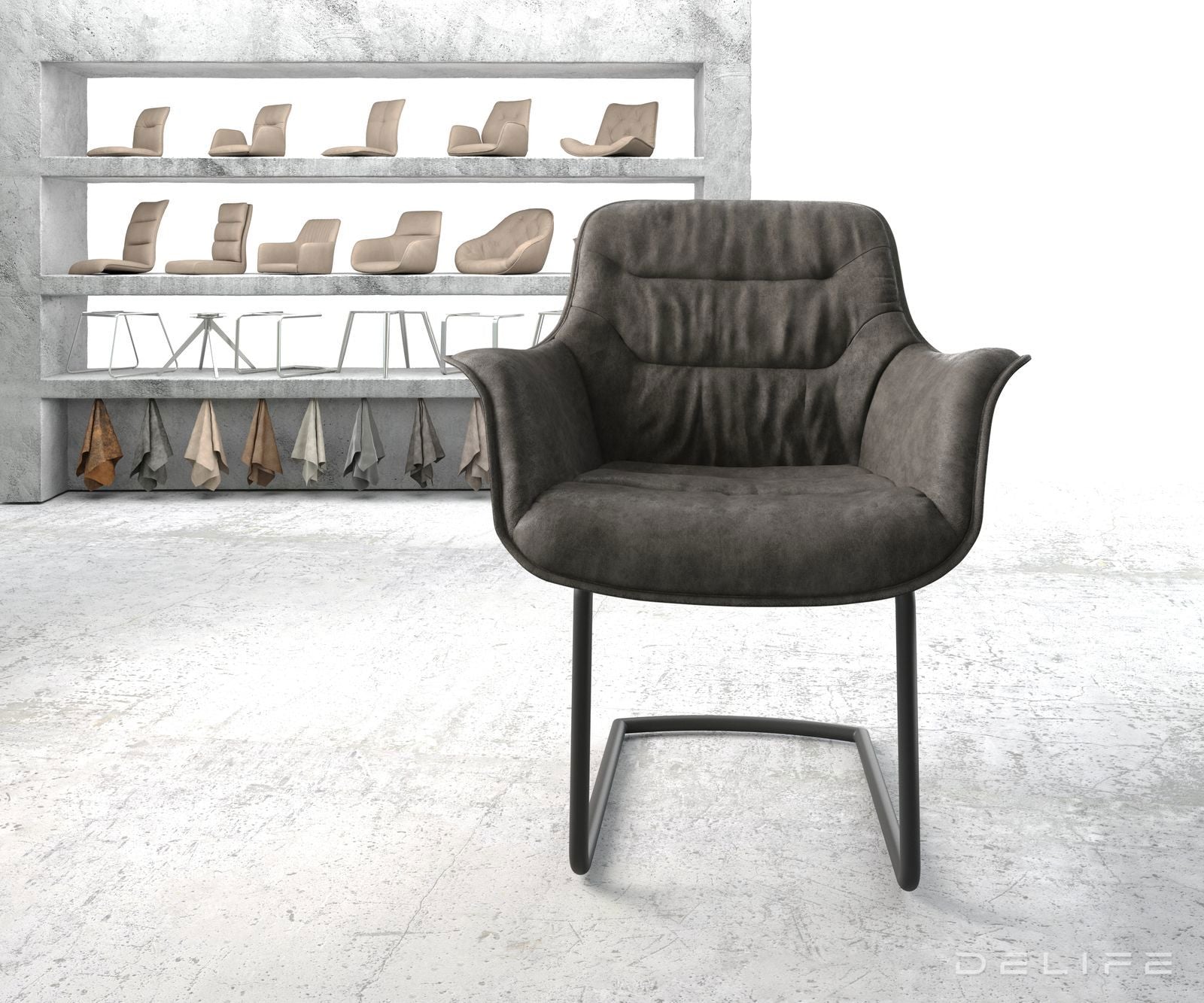 Blagovaonska stolica Kaira, Materijal: Mikrofibra