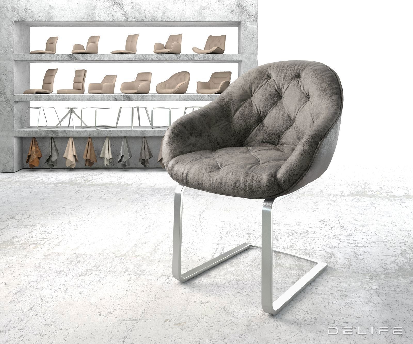 Blagovaonska stolica Gaio, Materijal: Mikrofibra