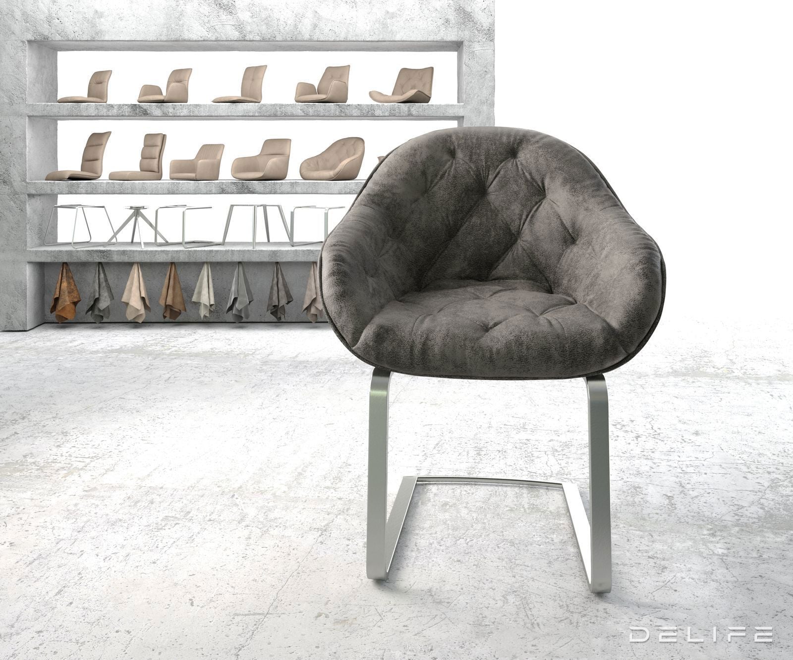 Blagovaonska stolica Gaio, Materijal: Mikrofibra