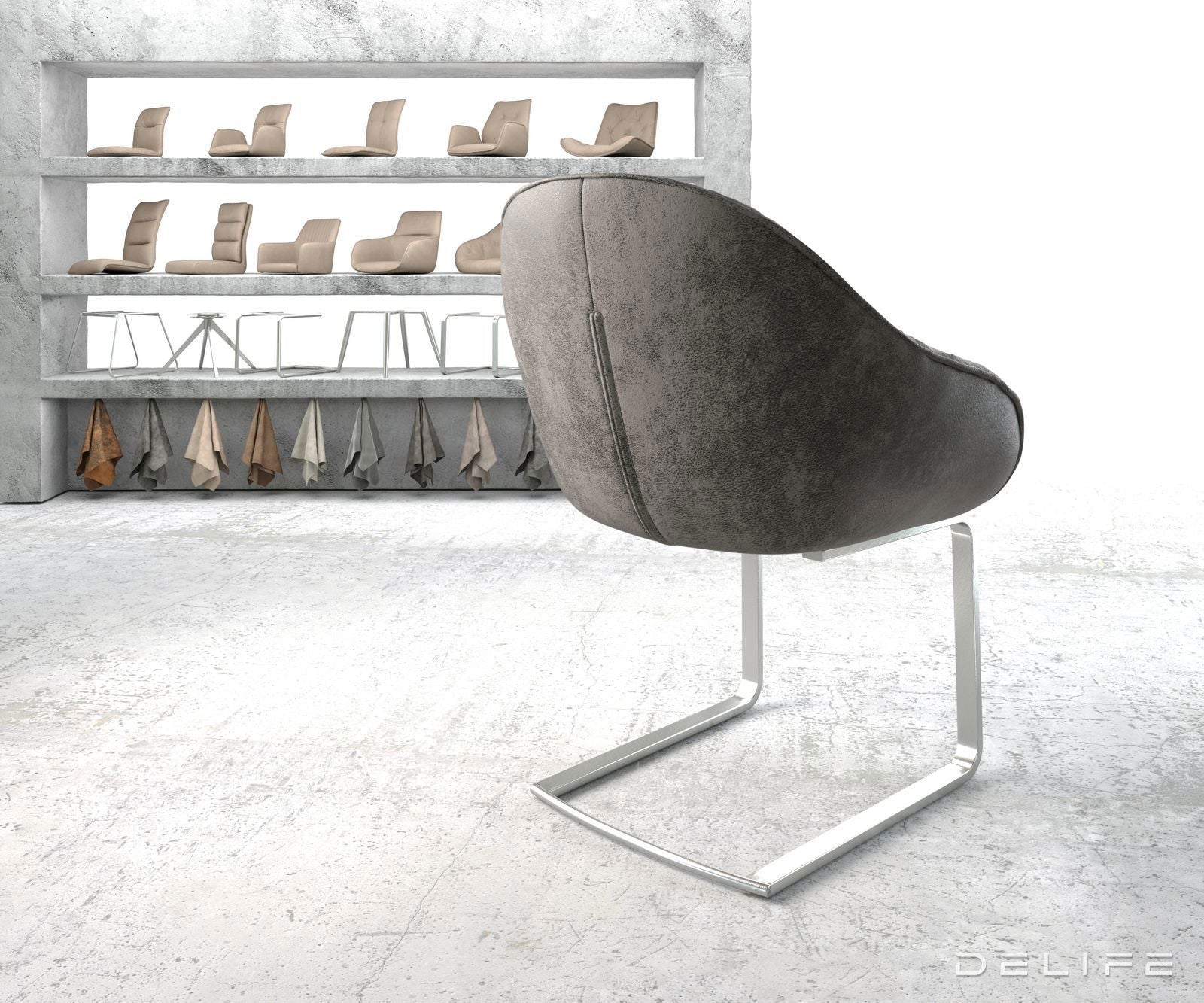 Blagovaonska stolica Gaio, Materijal: Mikrofibra