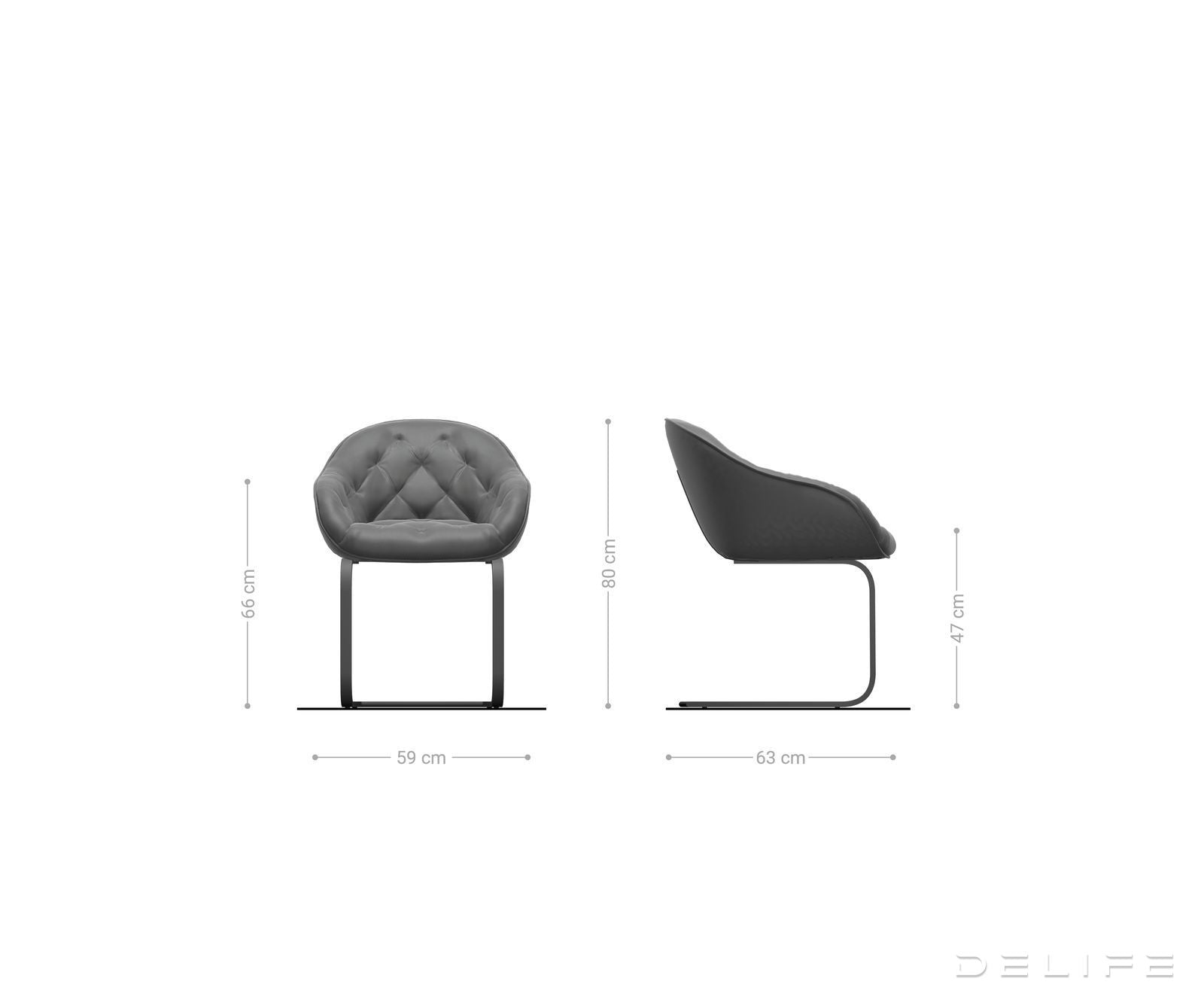 Blagovaonska stolica Gaio, Materijal: Baršun