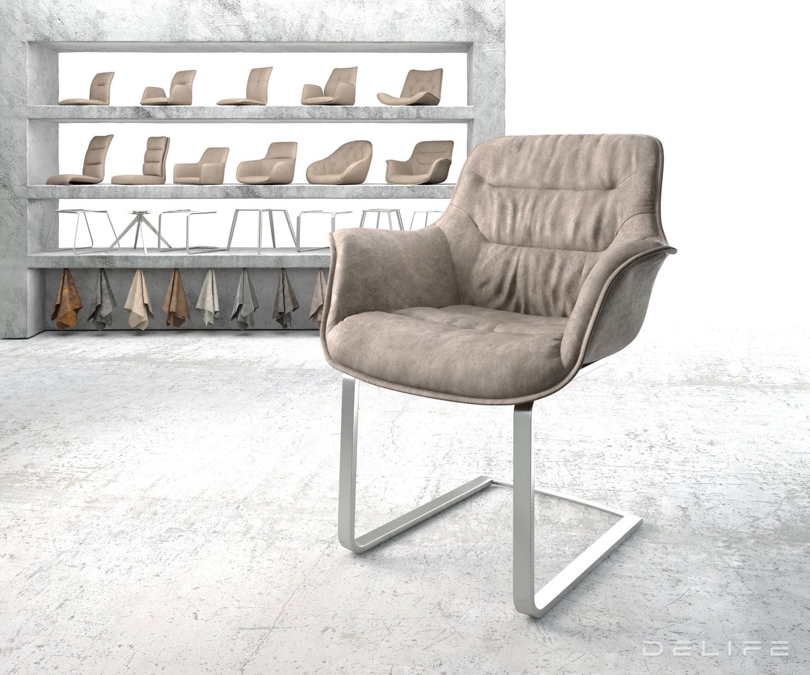 Blagovaonska stolica Kaira, Materijal: Mikrofibra