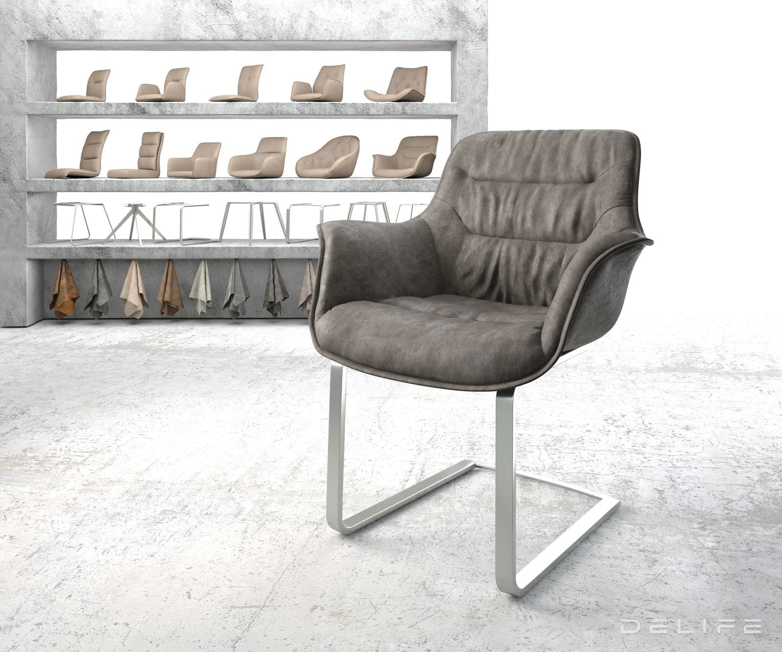 Blagovaonska stolica Kaira, Materijal: Mikrofibra