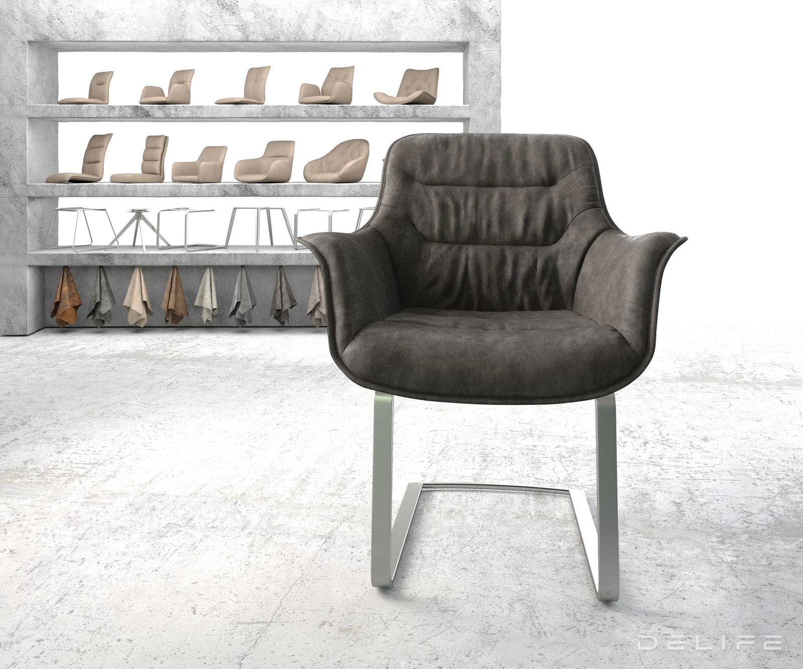 Blagovaonska stolica Kaira, Materijal: Mikrofibra