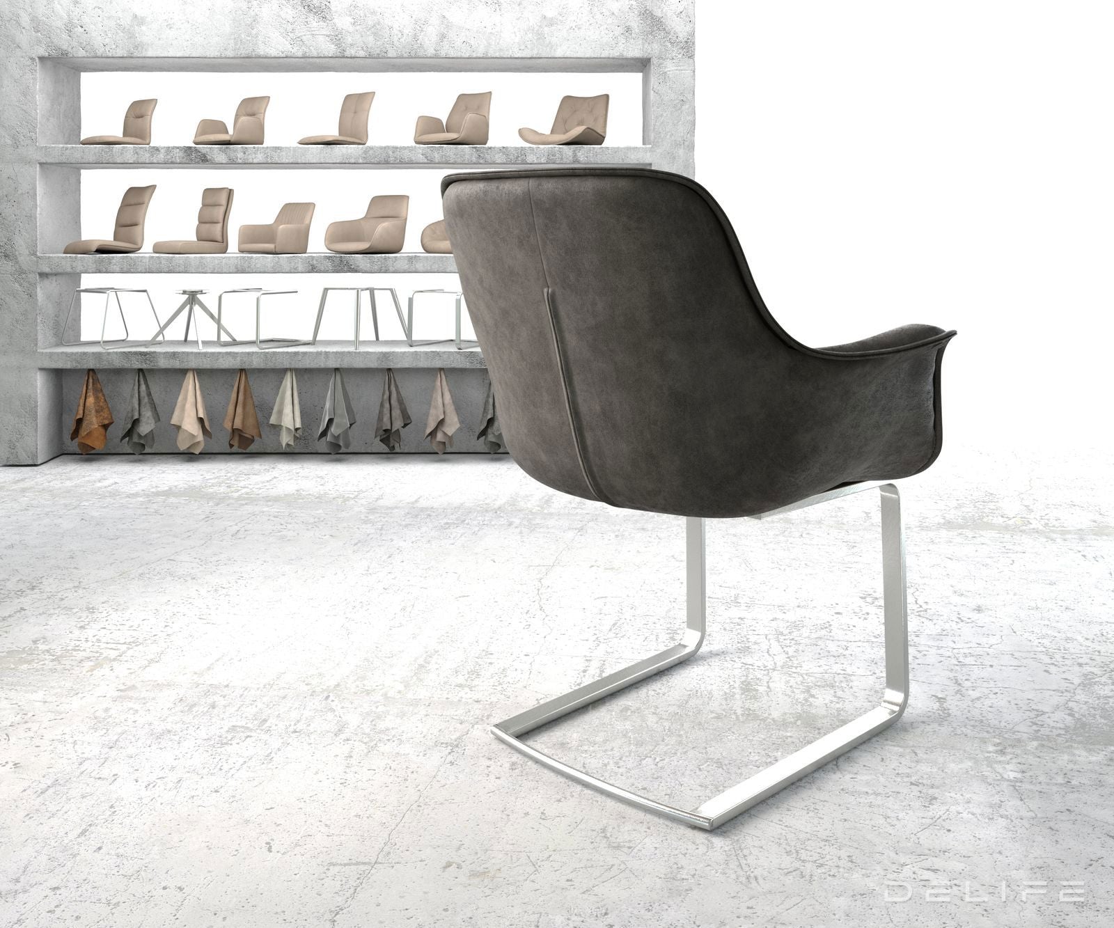 Blagovaonska stolica Kaira, Materijal: Mikrofibra