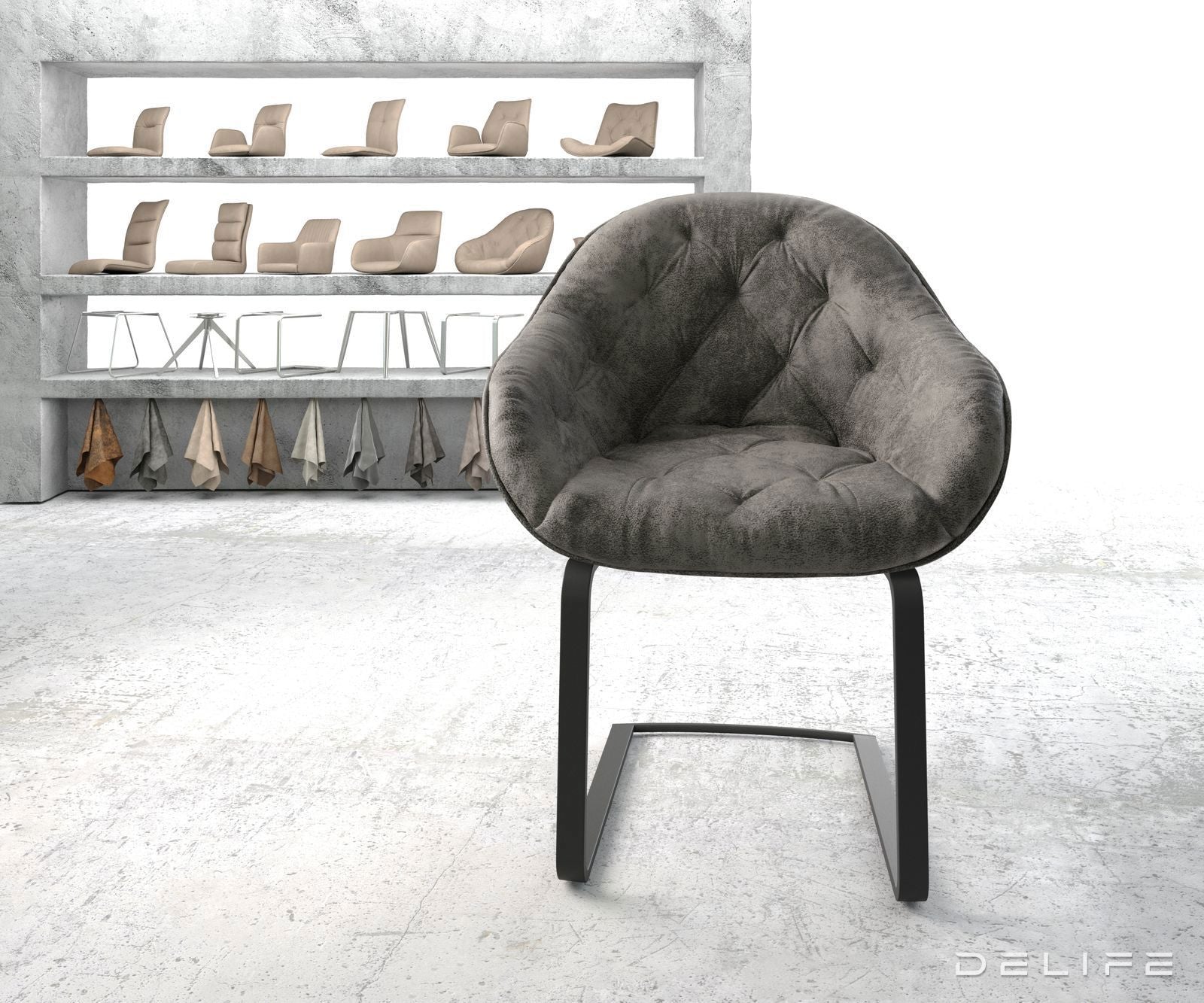 Blagovaonska stolica Gaio, Materijal: Mikrofibra