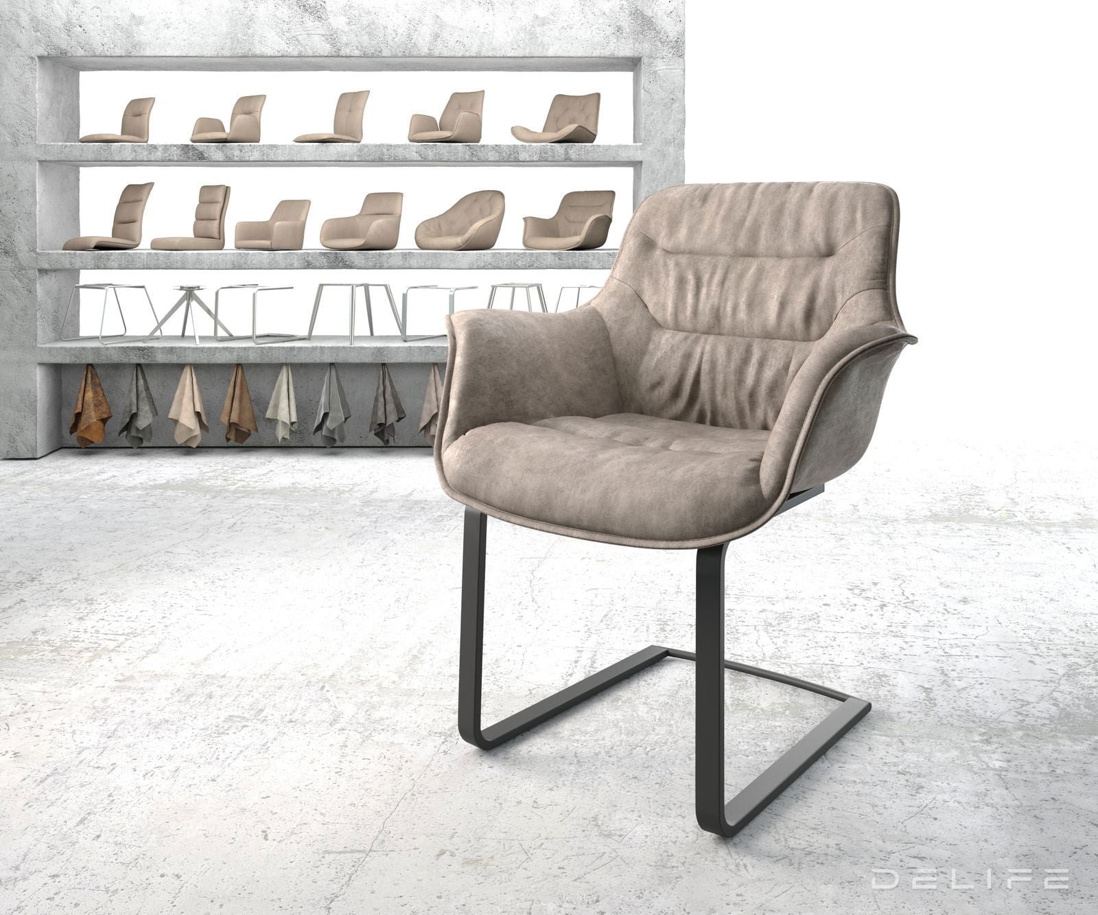 Blagovaonska stolica Kaira, Materijal: Mikrofibra