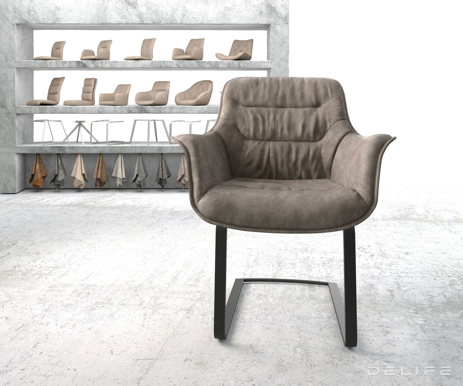 Blagovaonska stolica Kaira, Materijal: Mikrofibra