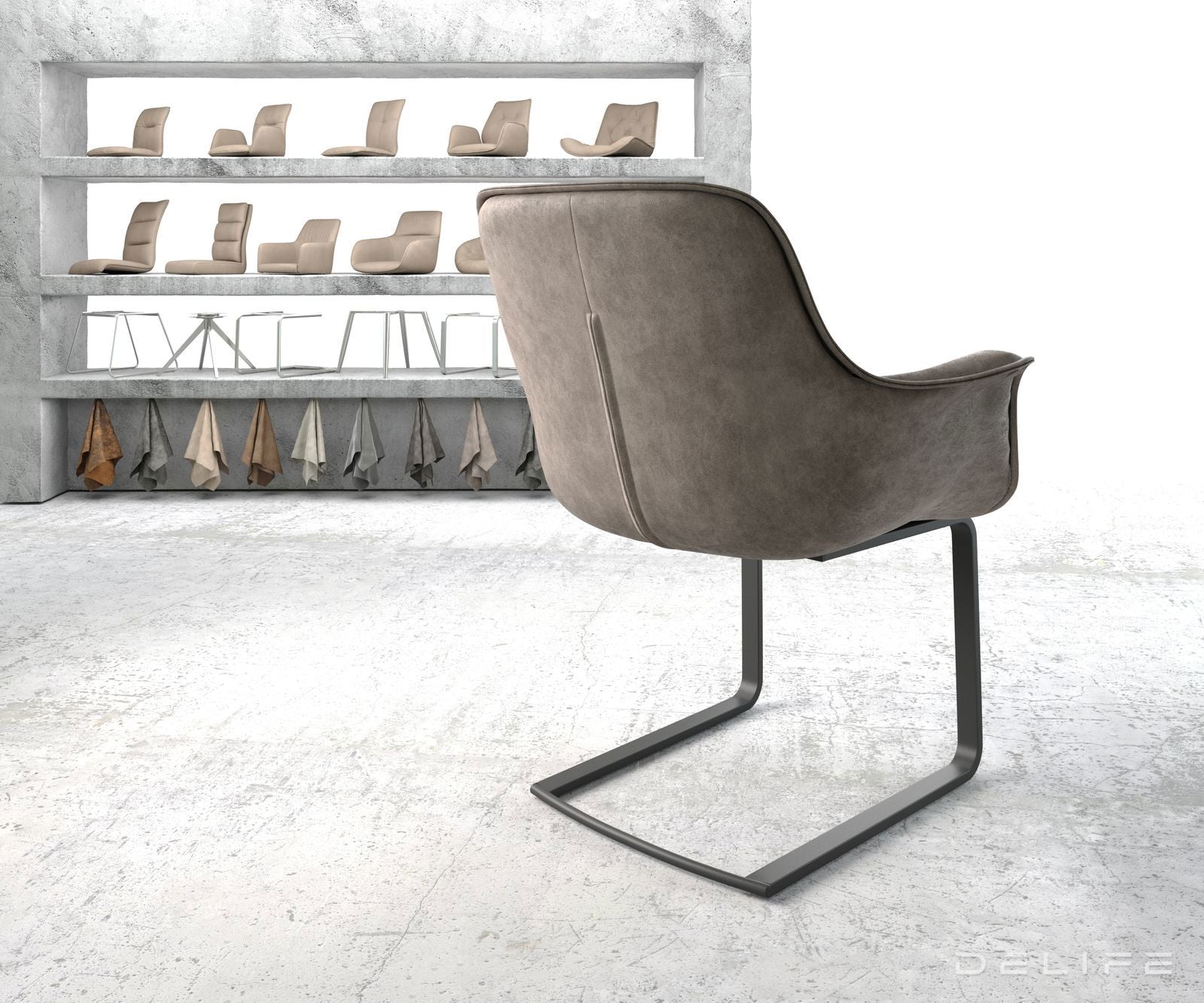 Blagovaonska stolica Kaira, Materijal: Mikrofibra