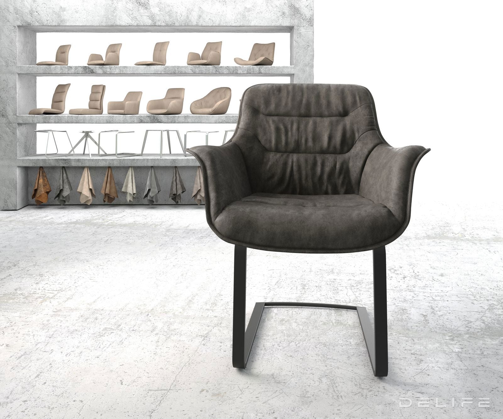 Blagovaonska stolica Kaira, Materijal: Mikrofibra