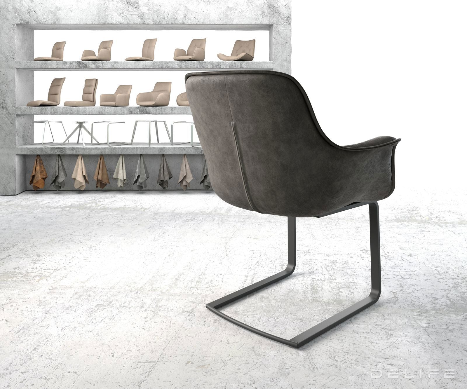 Blagovaonska stolica Kaira, Materijal: Mikrofibra