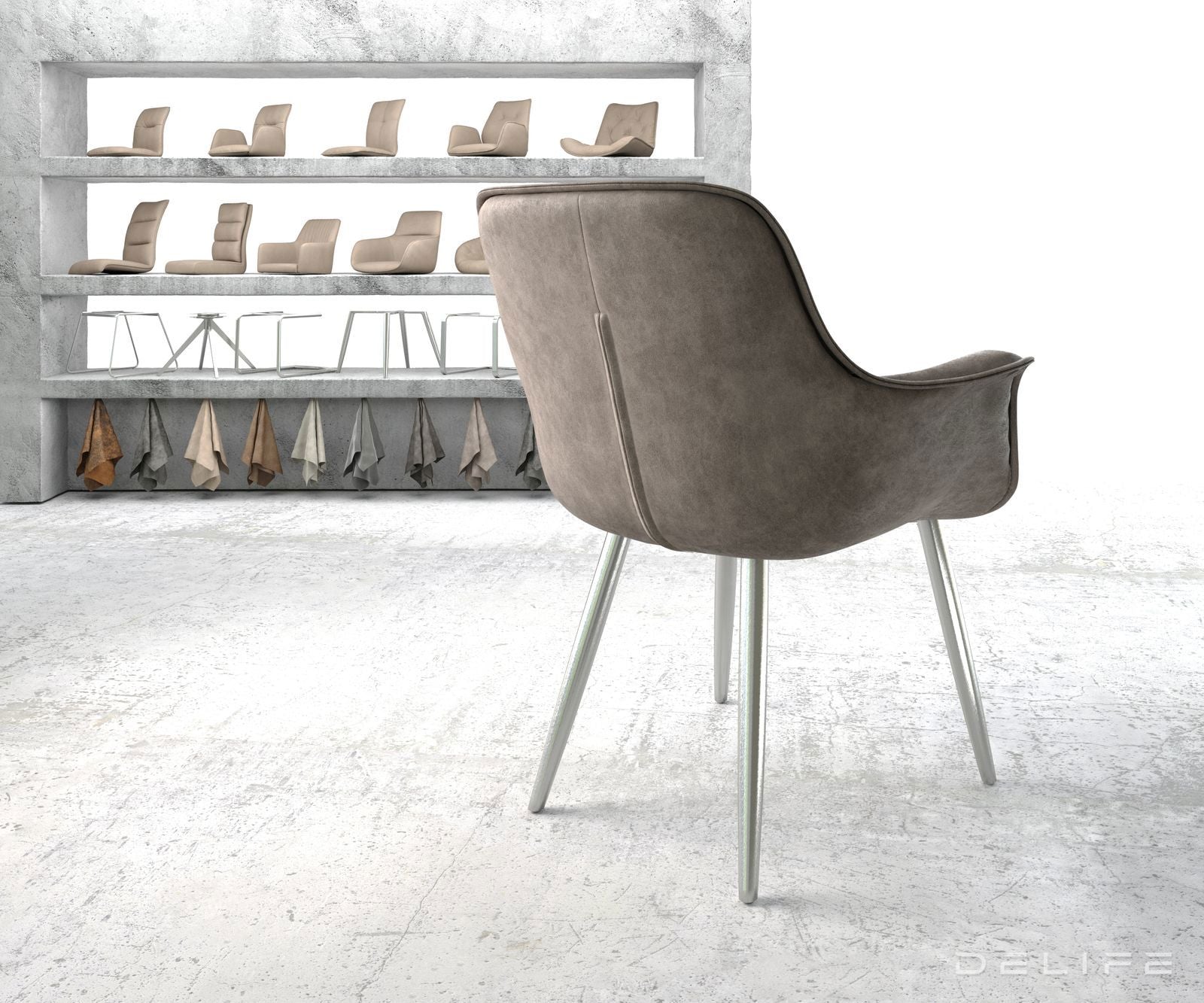 Blagovaonska stolica Kaira, Materijal: Mikrofibra