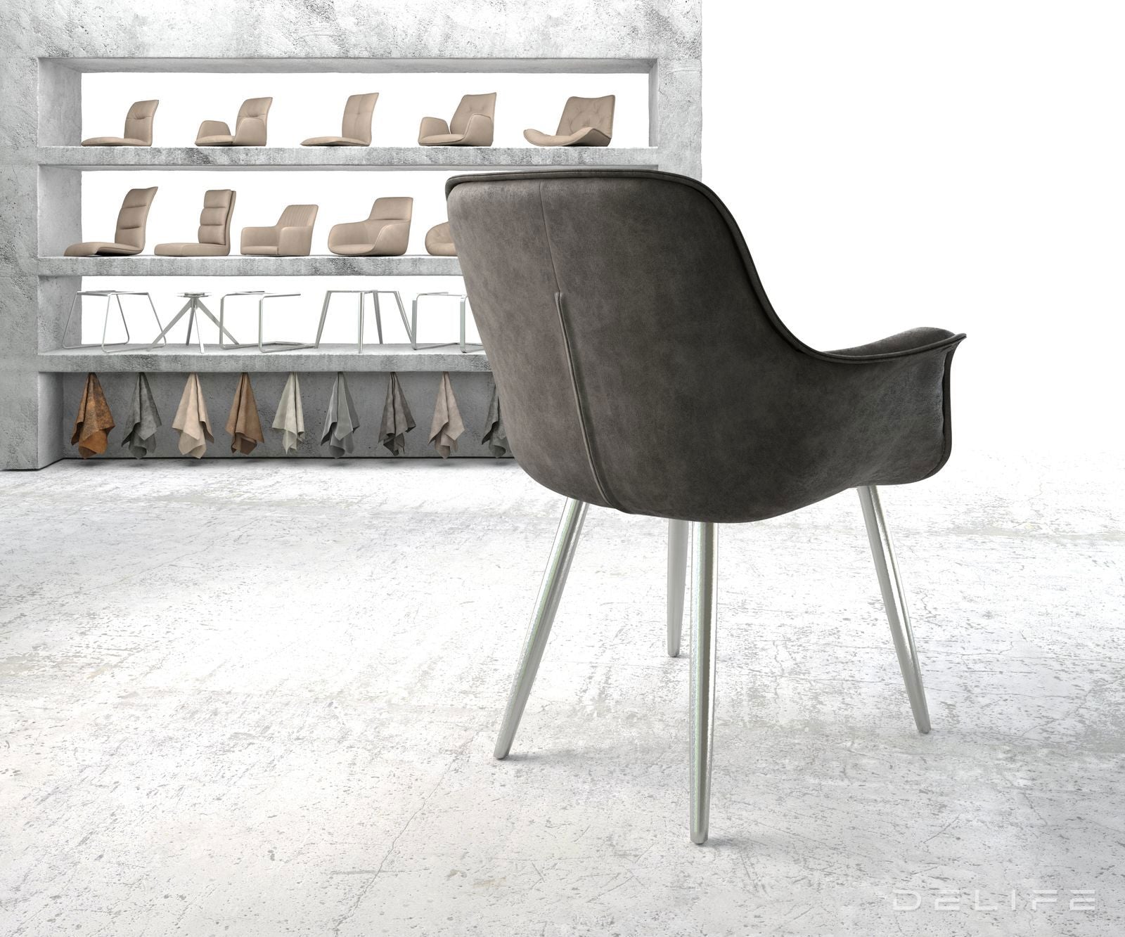 Blagovaonska stolica Kaira, Materijal: Mikrofibra