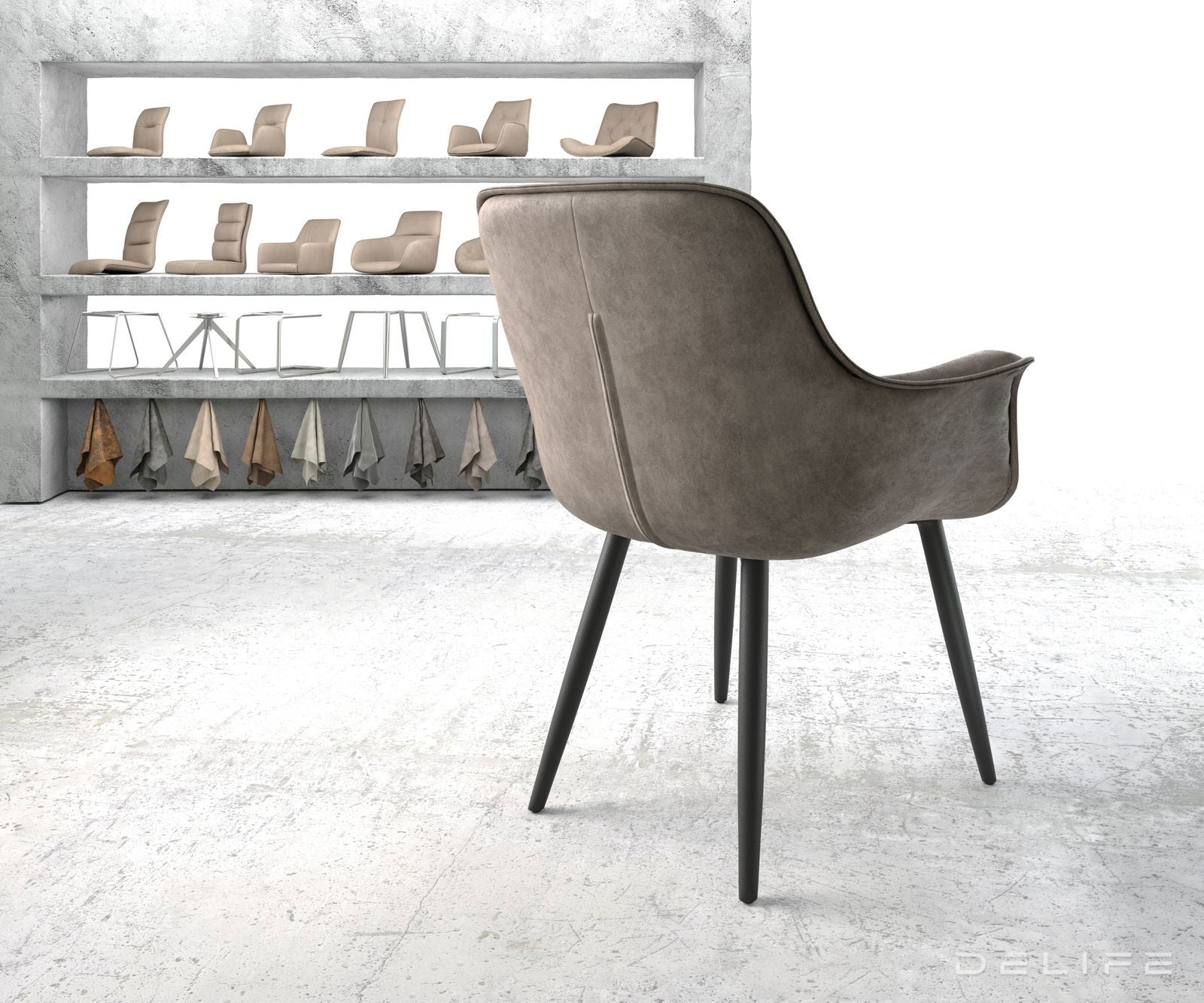 Blagovaonska stolica Kaira, Materijal: Mikrofibra