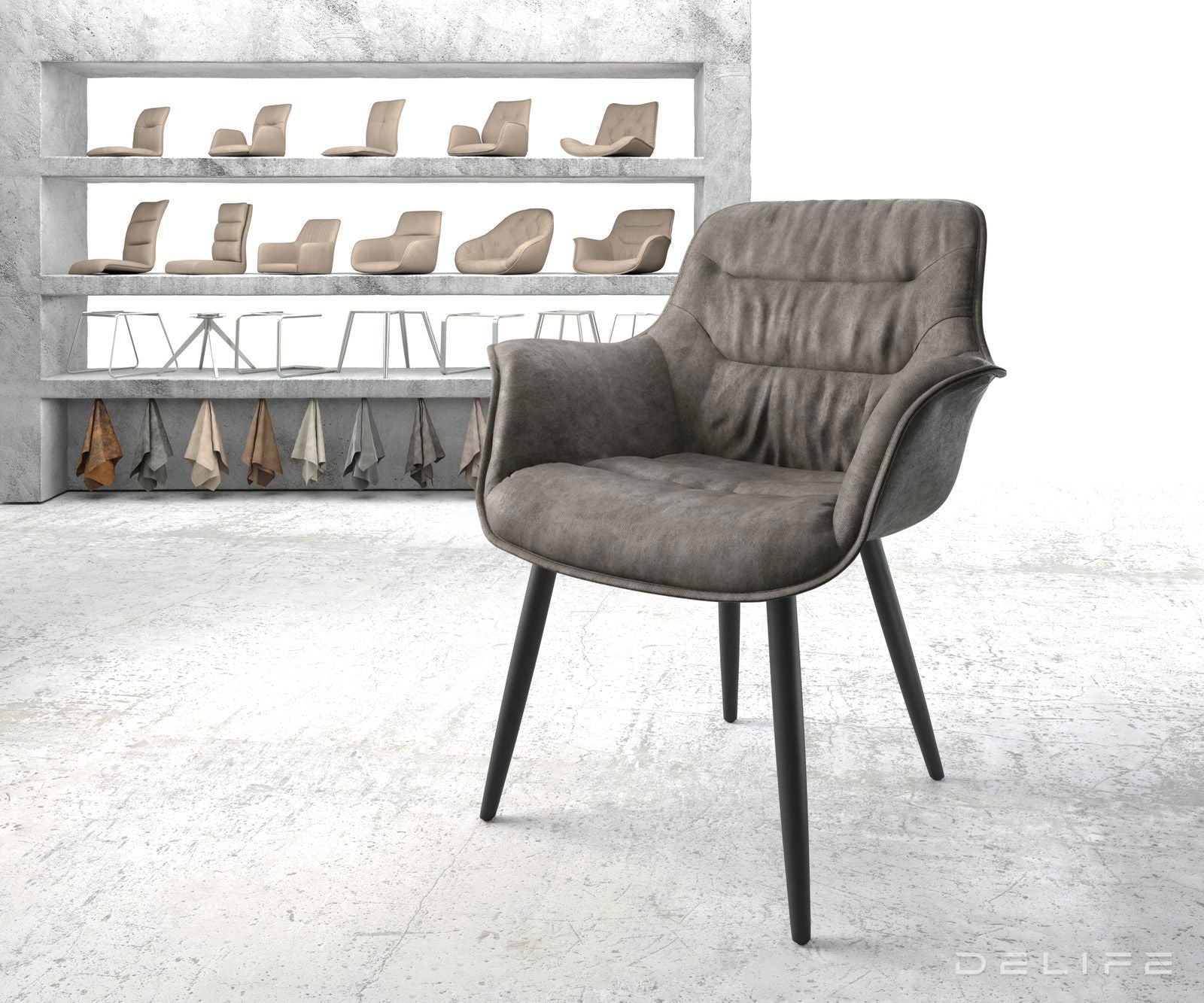 Blagovaonska stolica Kaira, Materijal: Mikrofibra