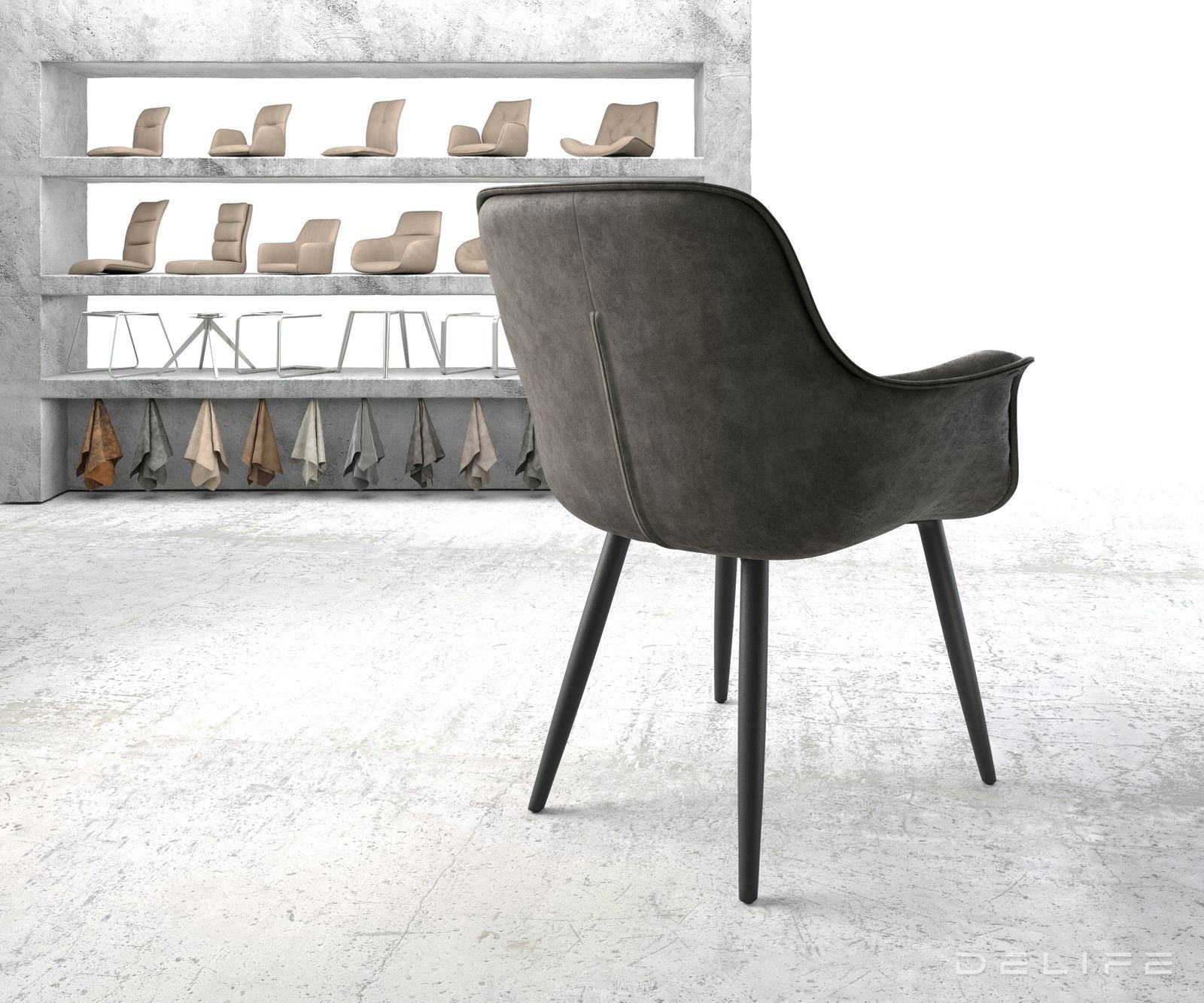 Blagovaonska stolica Kaira, Materijal: Mikrofibra