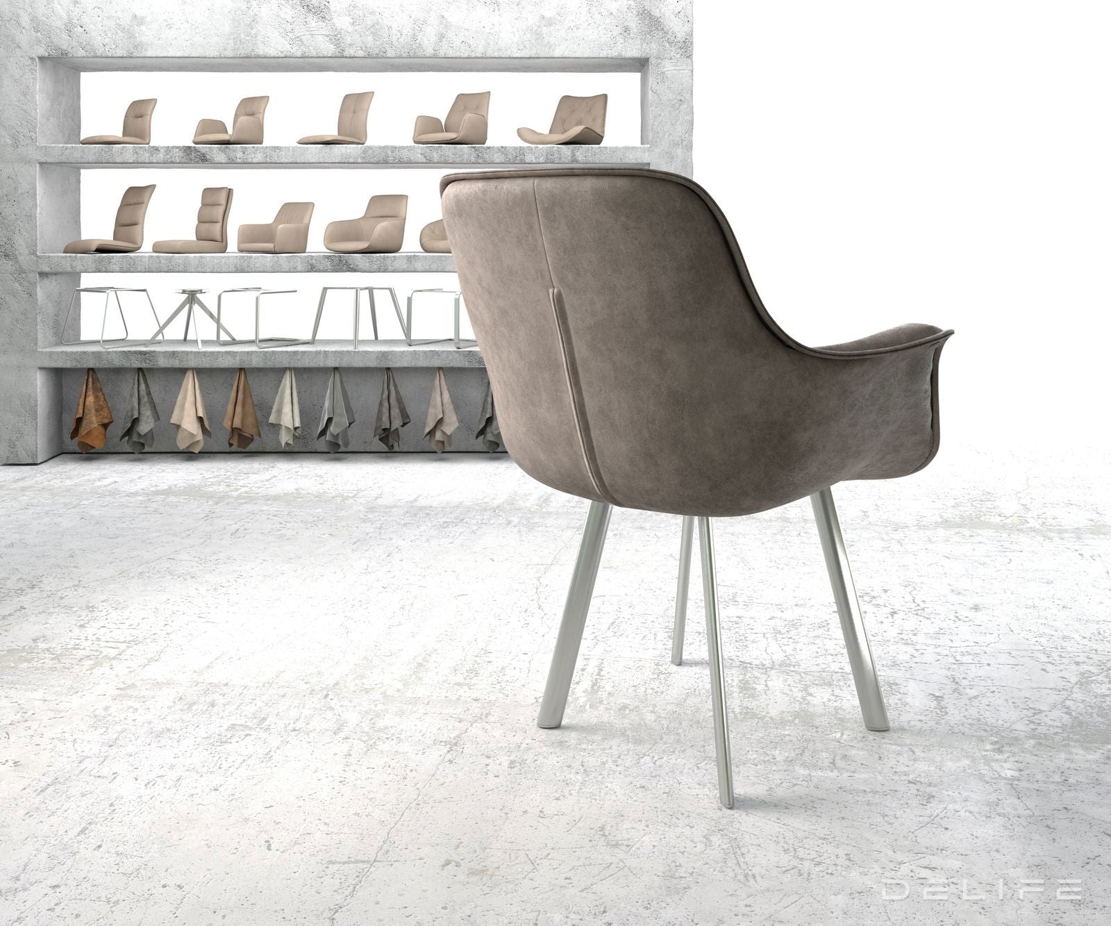 Blagovaonska stolica Kaira, Materijal: Mikrofibra