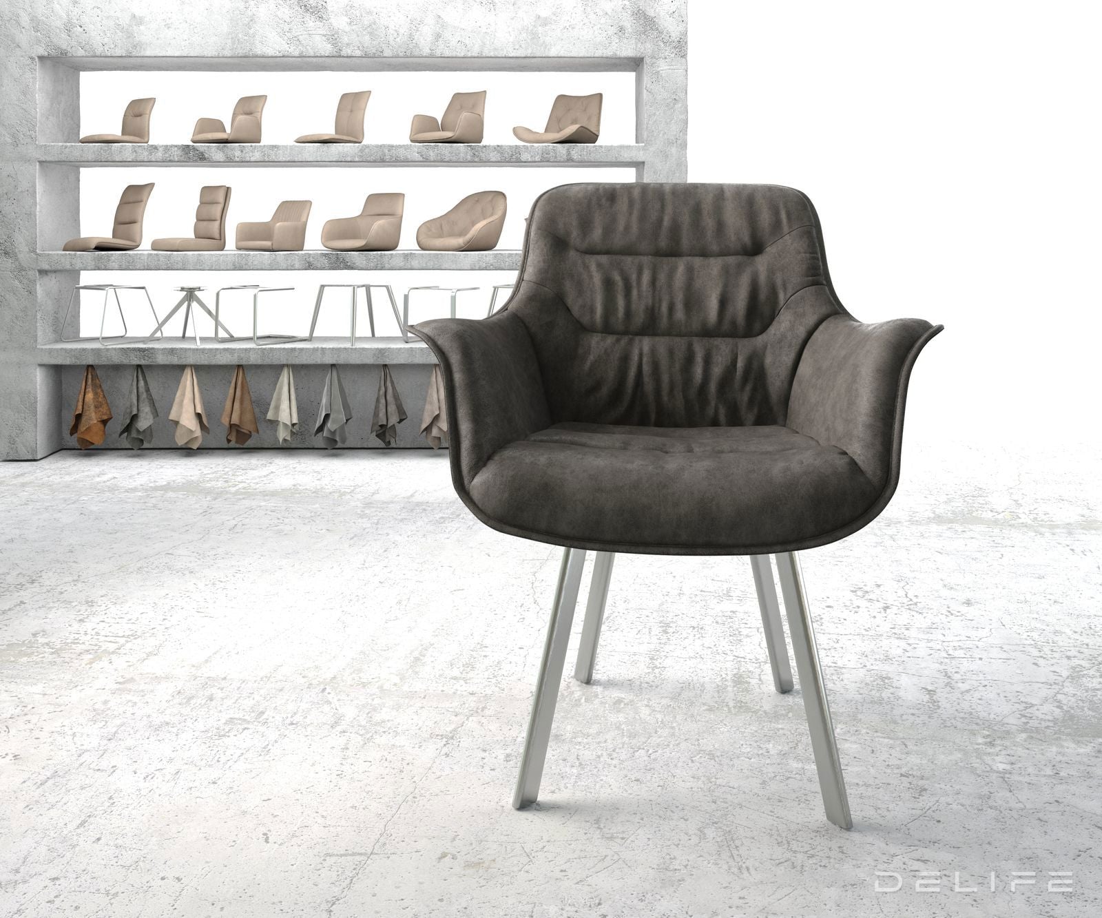 Blagovaonska stolica Kaira, Materijal: Mikrofibra