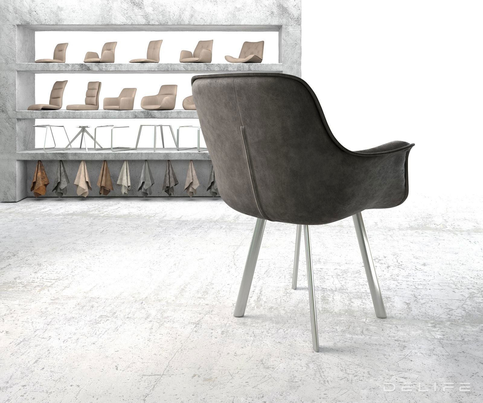 Blagovaonska stolica Kaira, Materijal: Mikrofibra