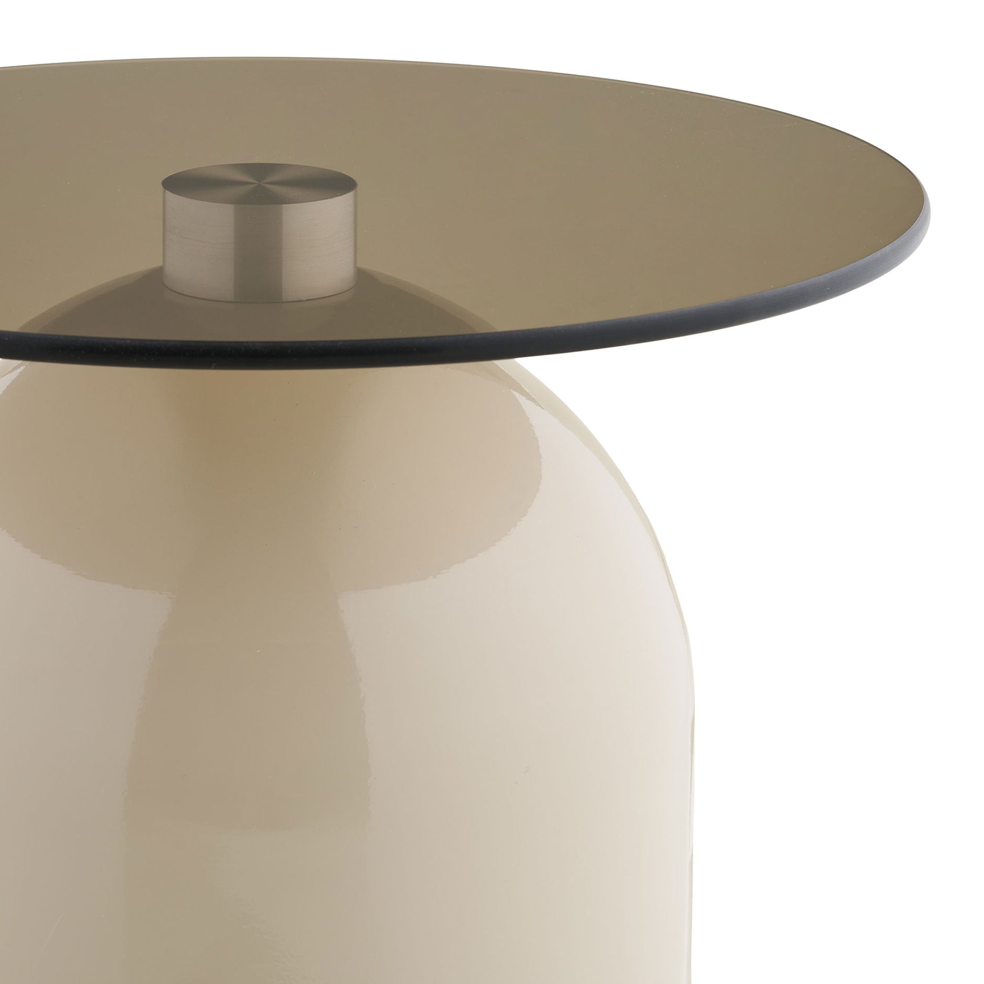 Klub stolić Ravello, Materijal: Metal i Kaljeno Staklo