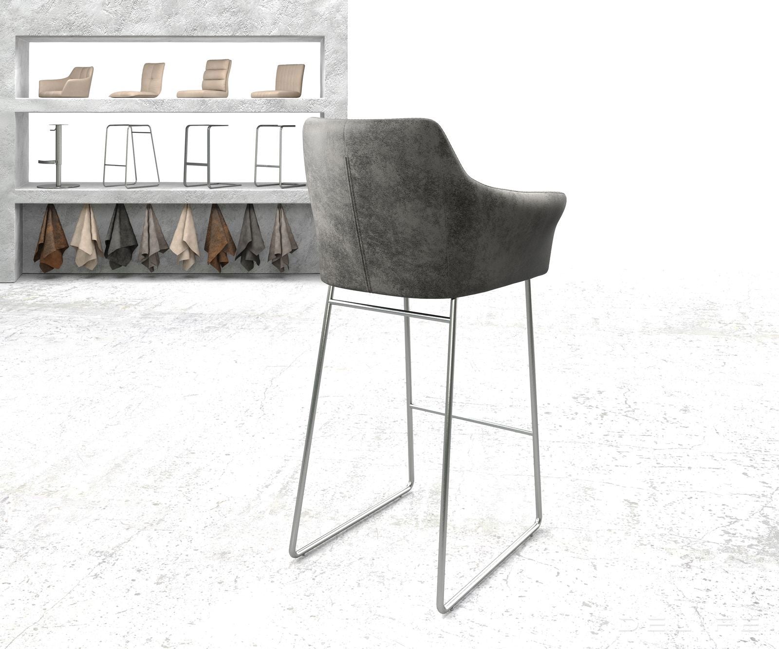 Barska stolica Yulo, Materijal: Mikrofibra