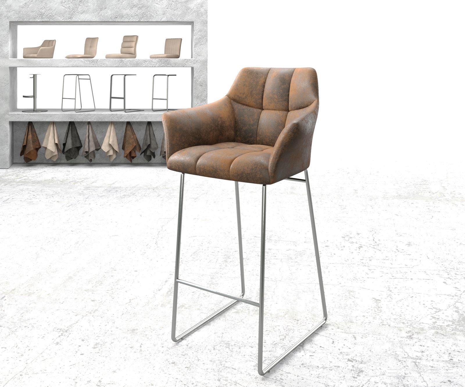 Barska stolica Yulo, Materijal: Mikrofibra