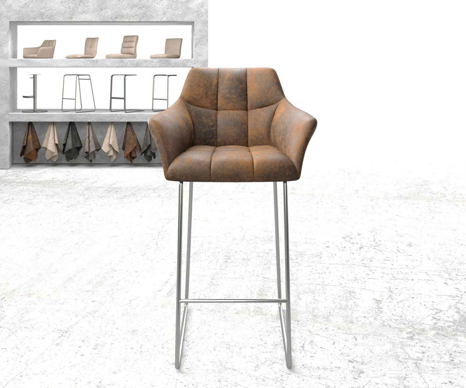 Barska stolica Yulo, Materijal: Mikrofibra