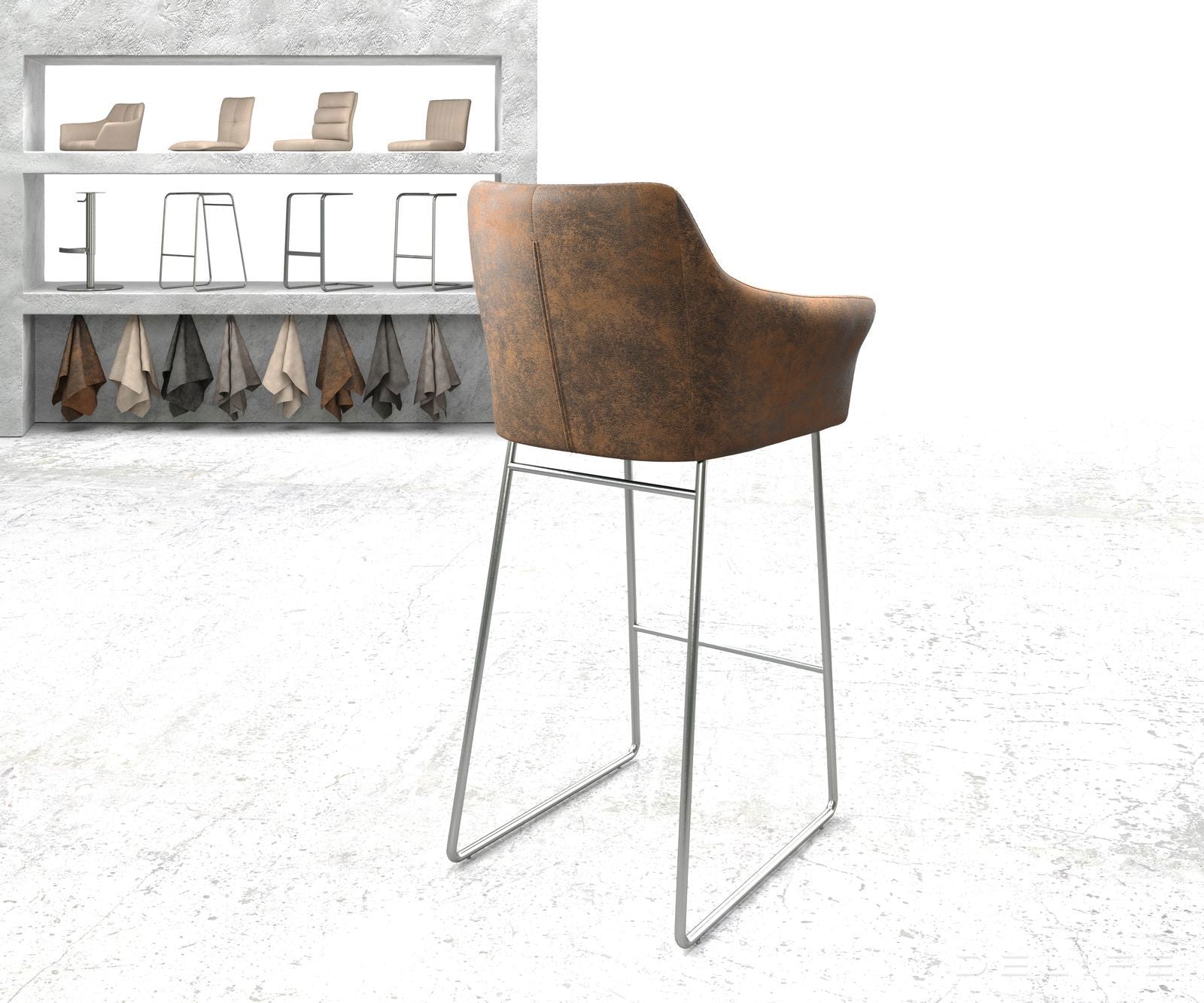 Barska stolica Yulo, Materijal: Mikrofibra