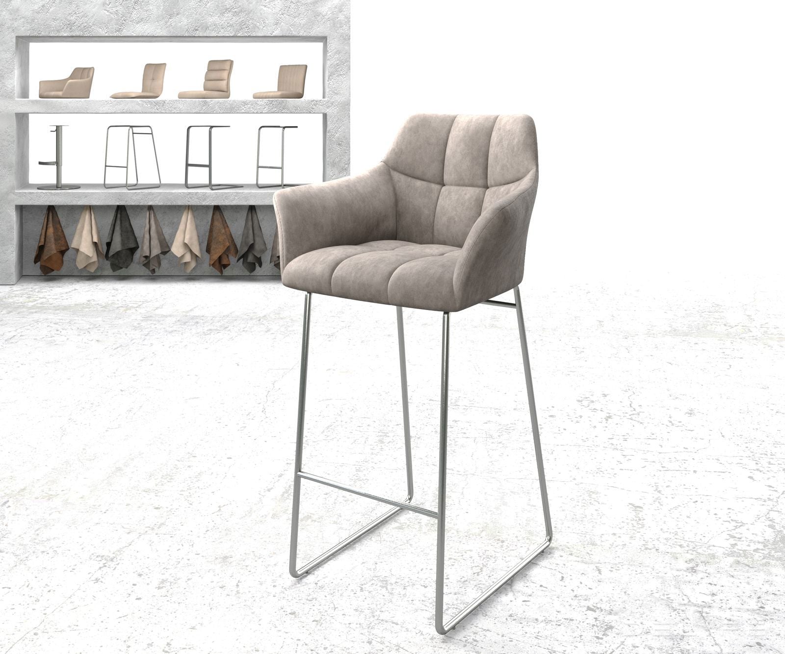 Barska stolica Yulo, Materijal: Mikrofibra