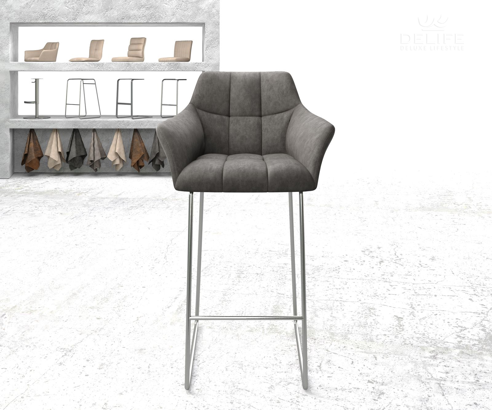 Barska stolica Yulo, Materijal: Mikrofibra