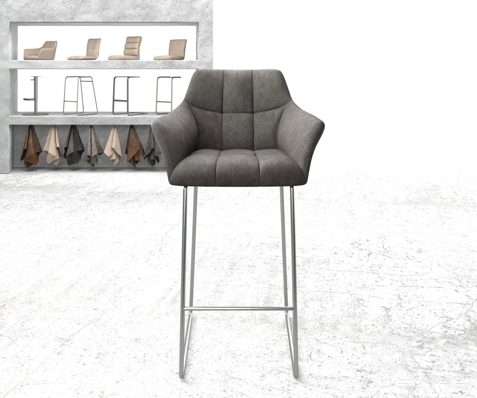 Barska stolica Yulo, Materijal: Mikrofibra