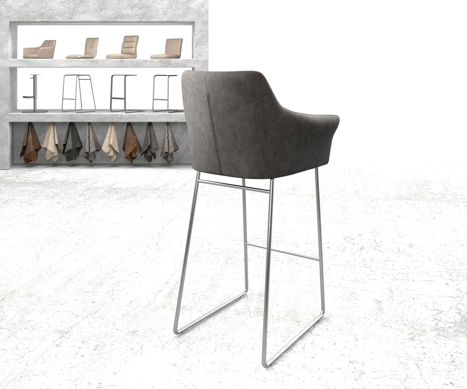 Barska stolica Yulo, Materijal: Mikrofibra