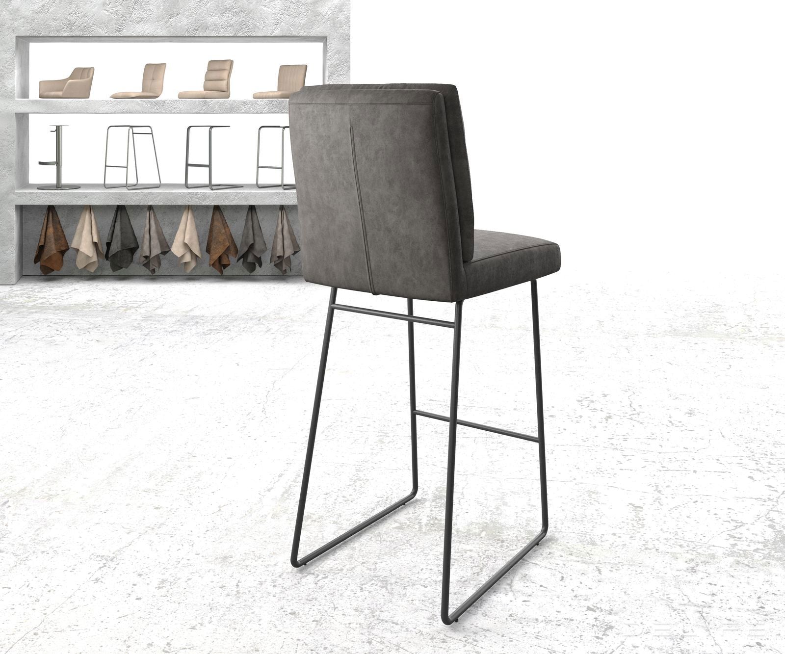 Barska stolica Pela, Materijal: Mikrofibra